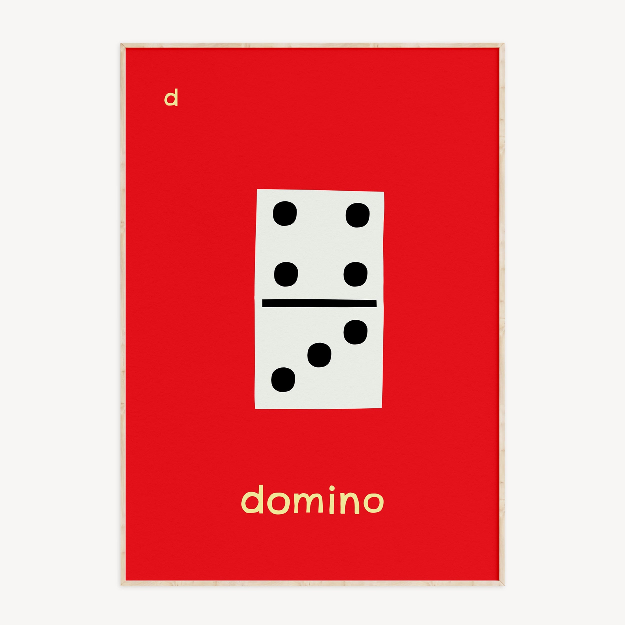 D for Domino | Giclée Fine Art Print