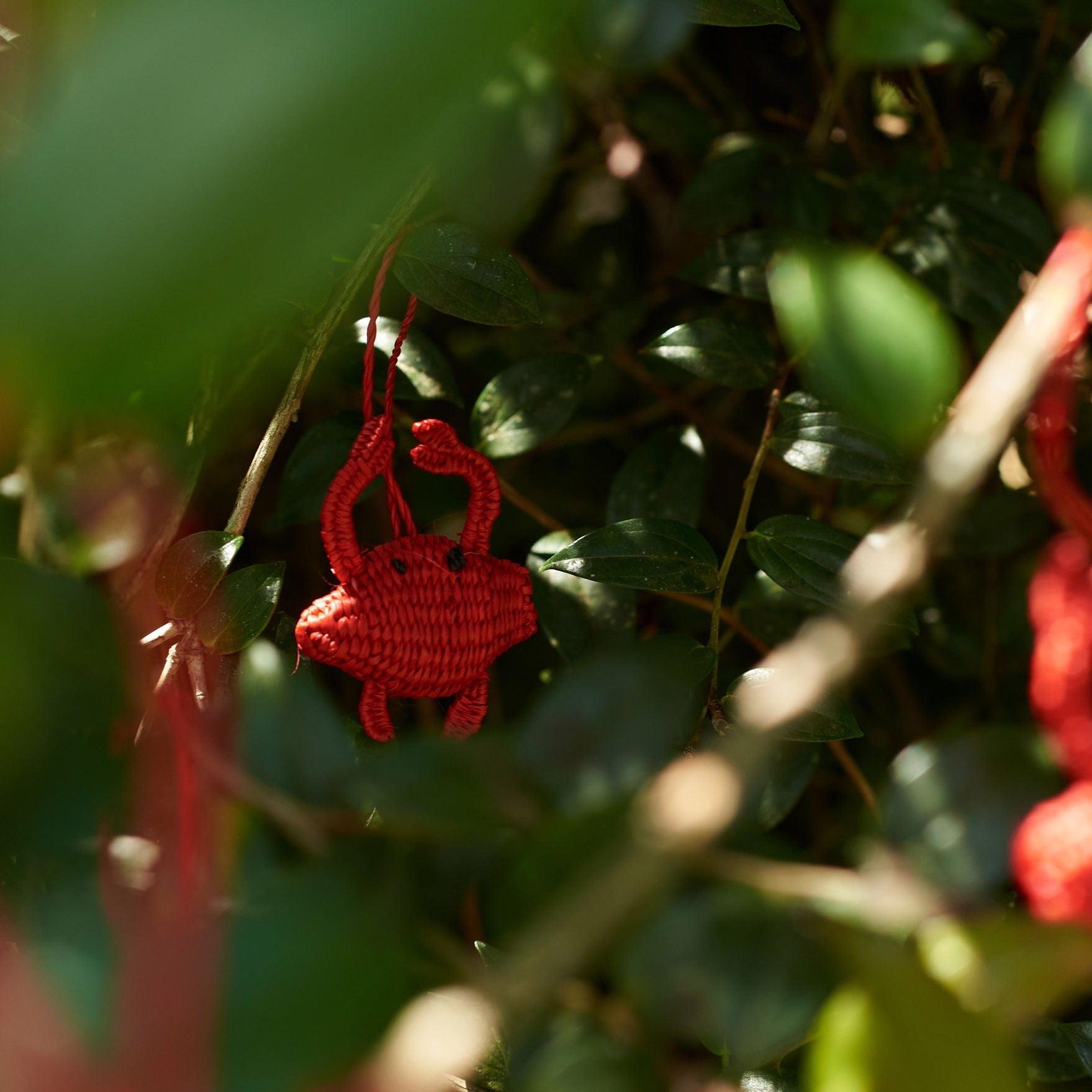 Palmito Woven Crab Baubles (Set of 4)