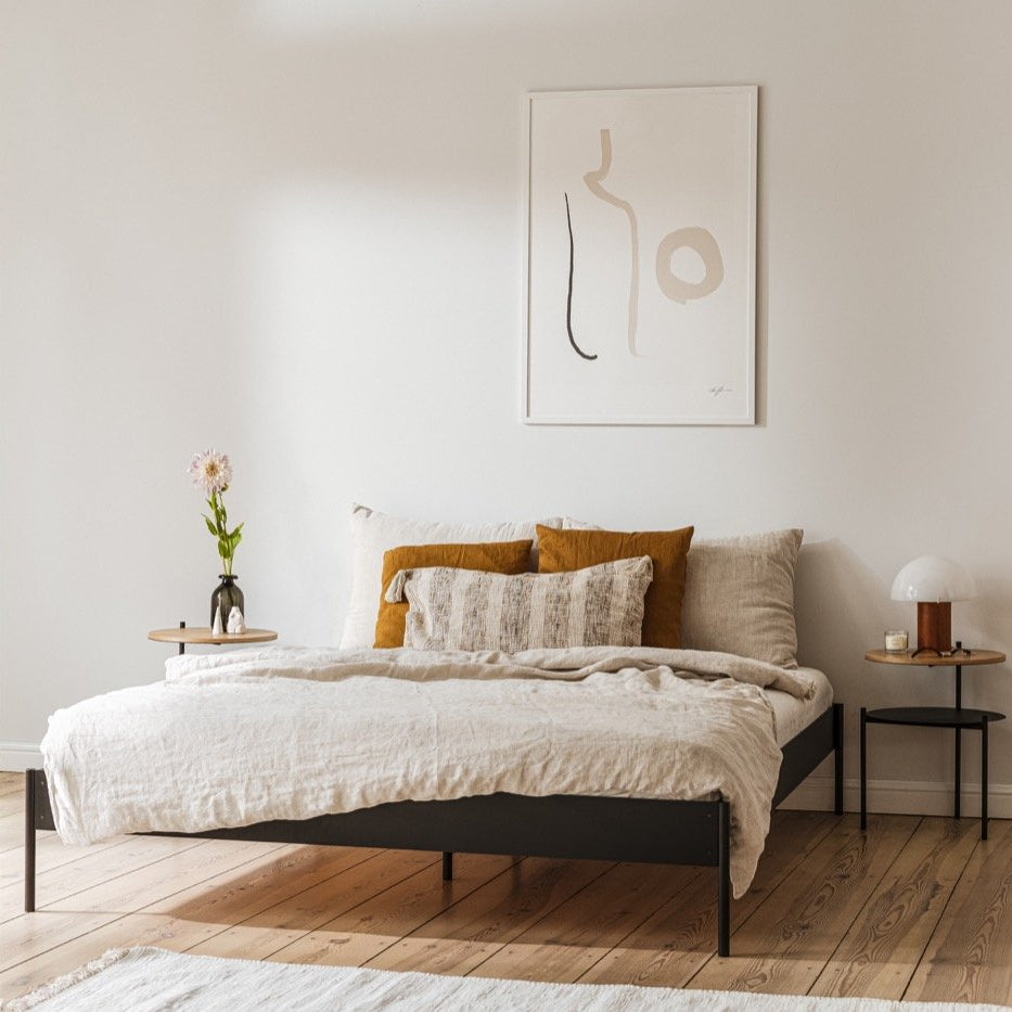 Eton Black Steel Bed