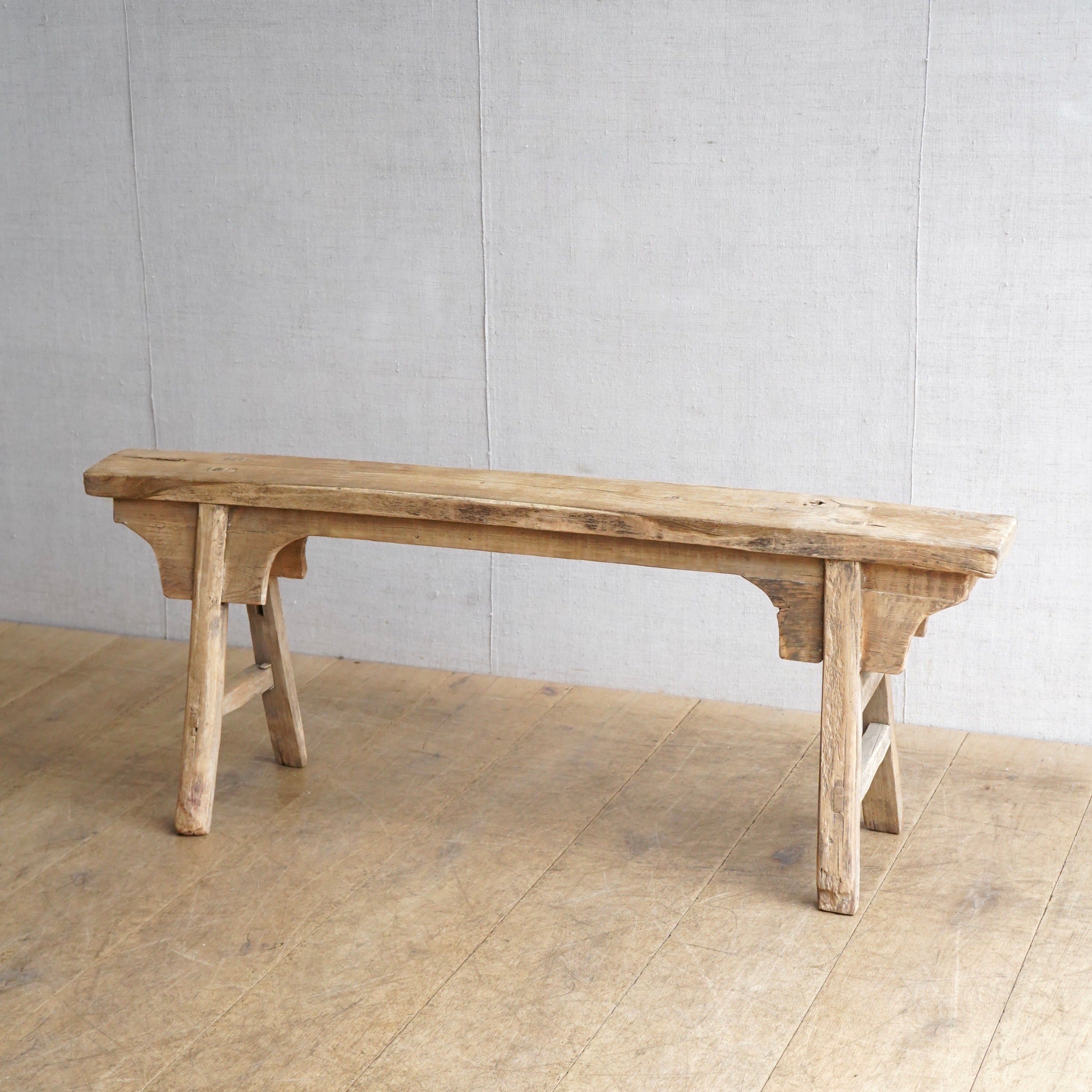 Traditional Chinese Elm Bench