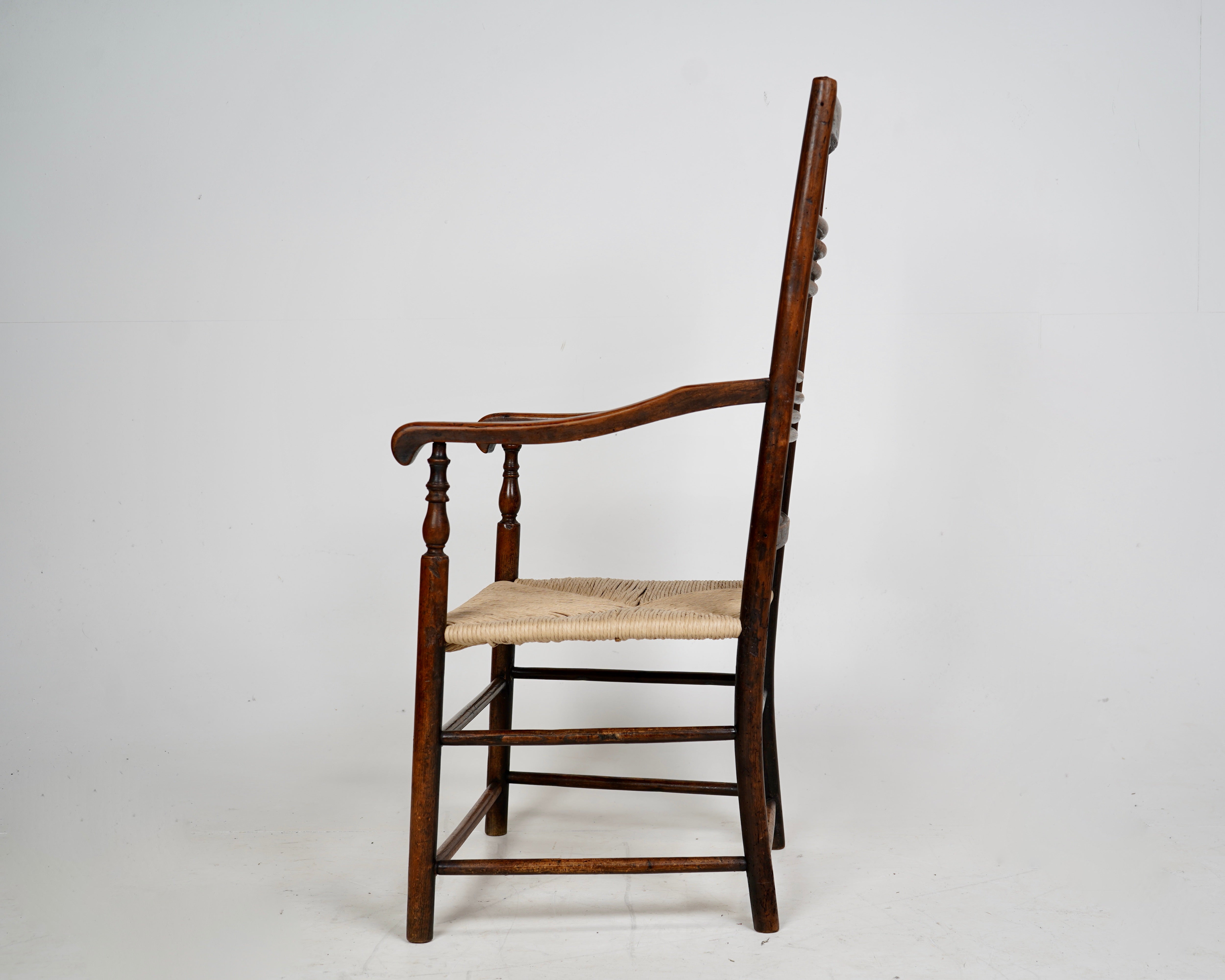 19th Century English Ladder back Chair