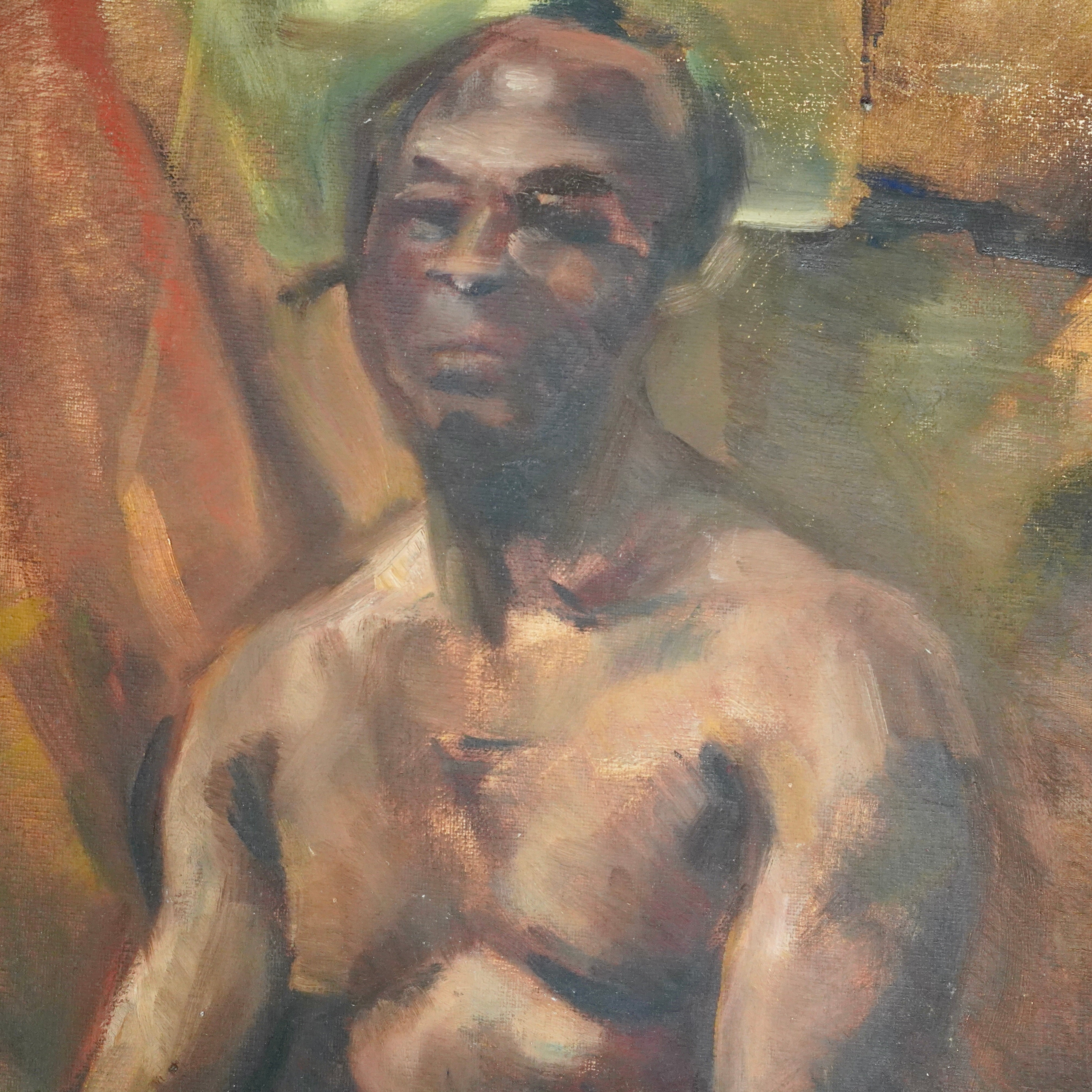 Male Nude Oil Painting