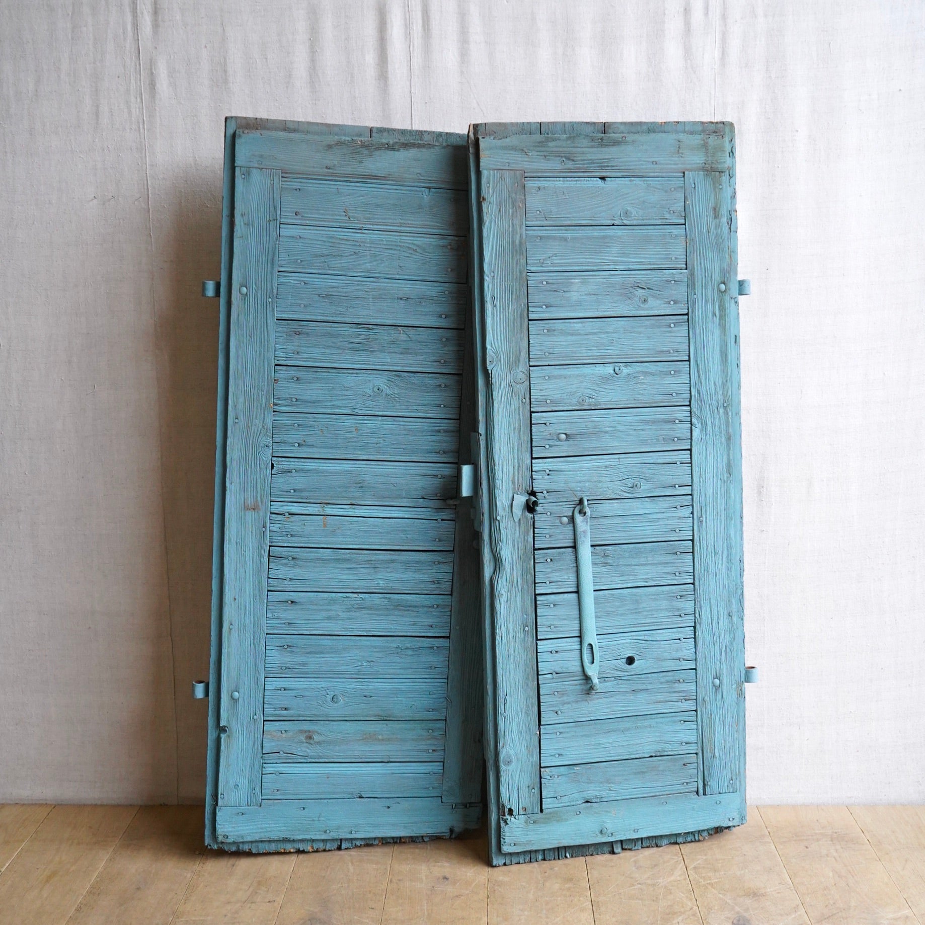 Pair of Blue Shutters