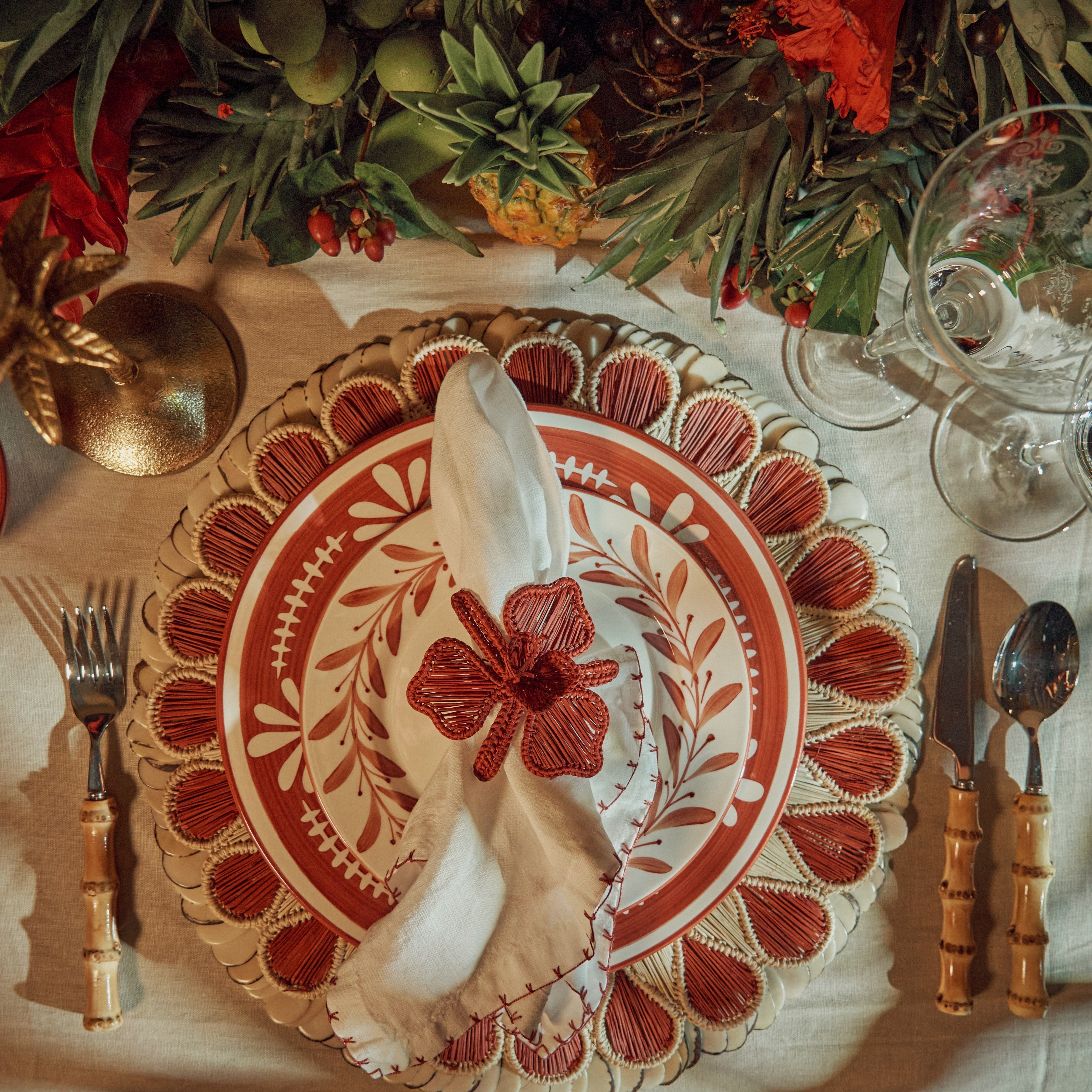 Lupita Placemat - Terracotta