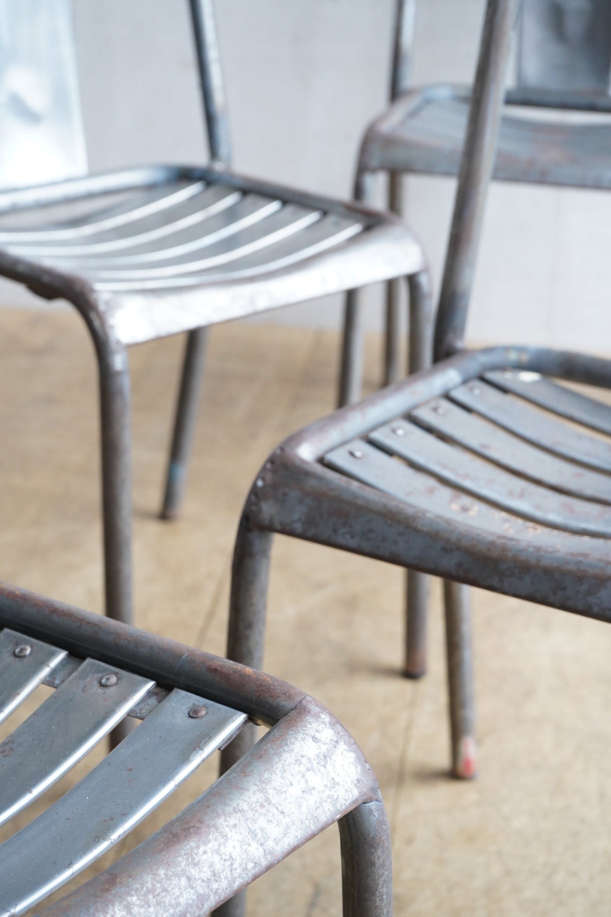 Stripped Steel Chairs