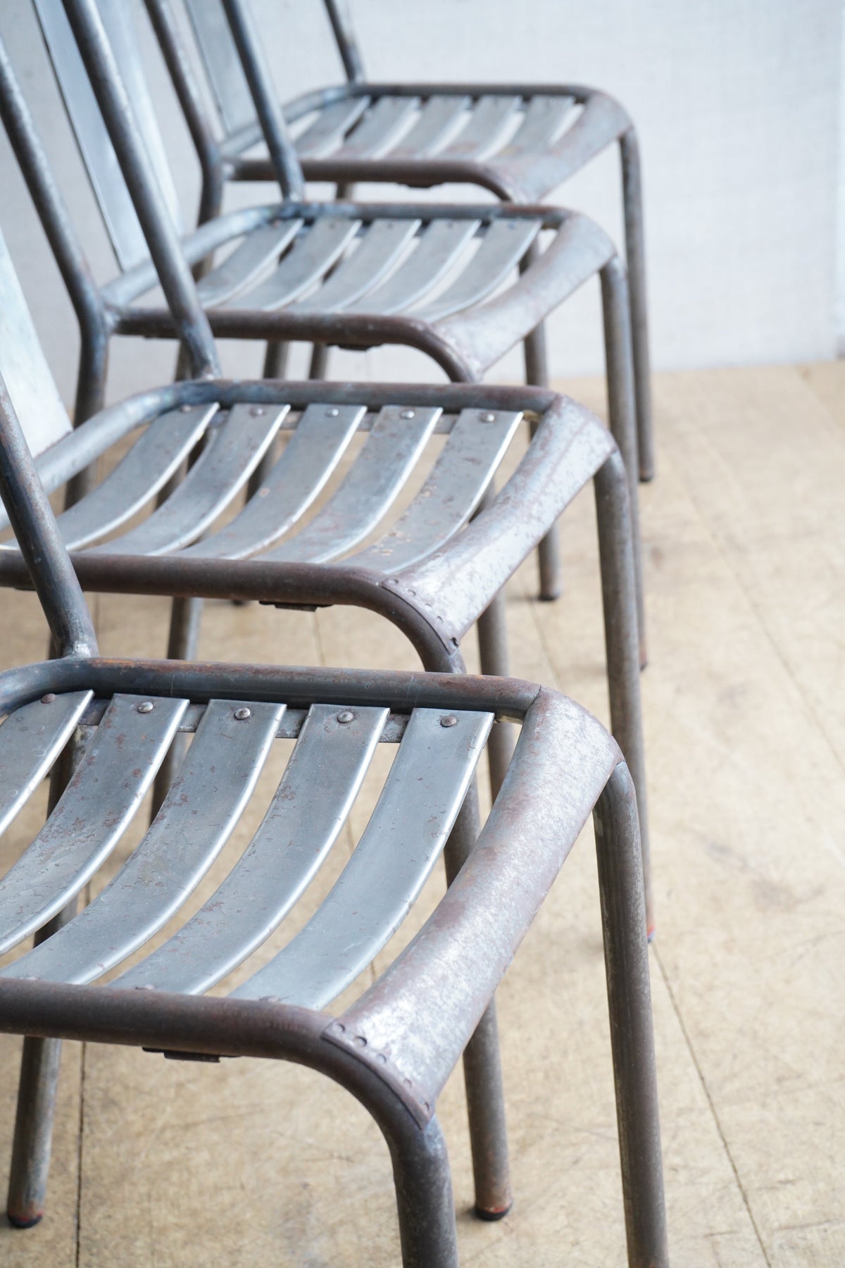 Stripped Steel Chairs