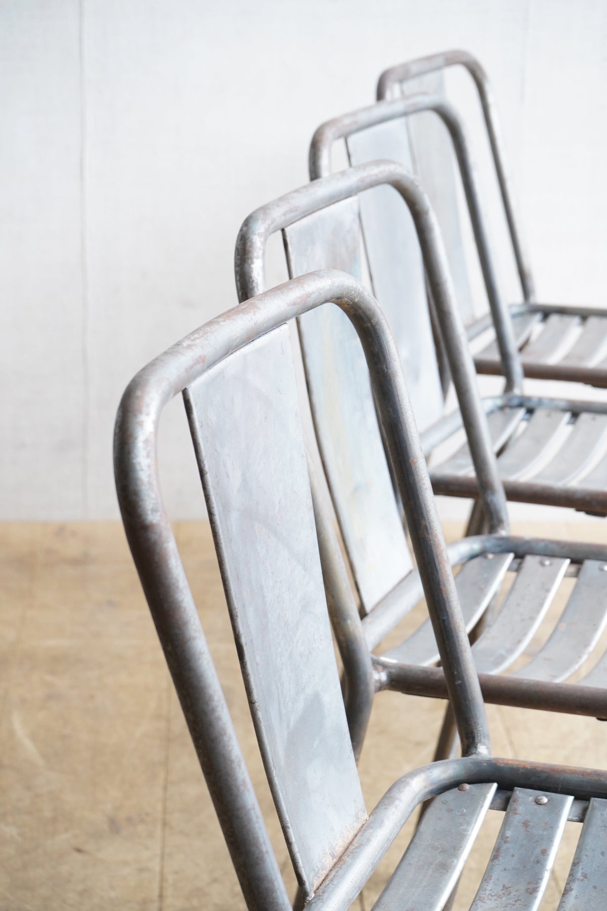 Stripped Steel Chairs