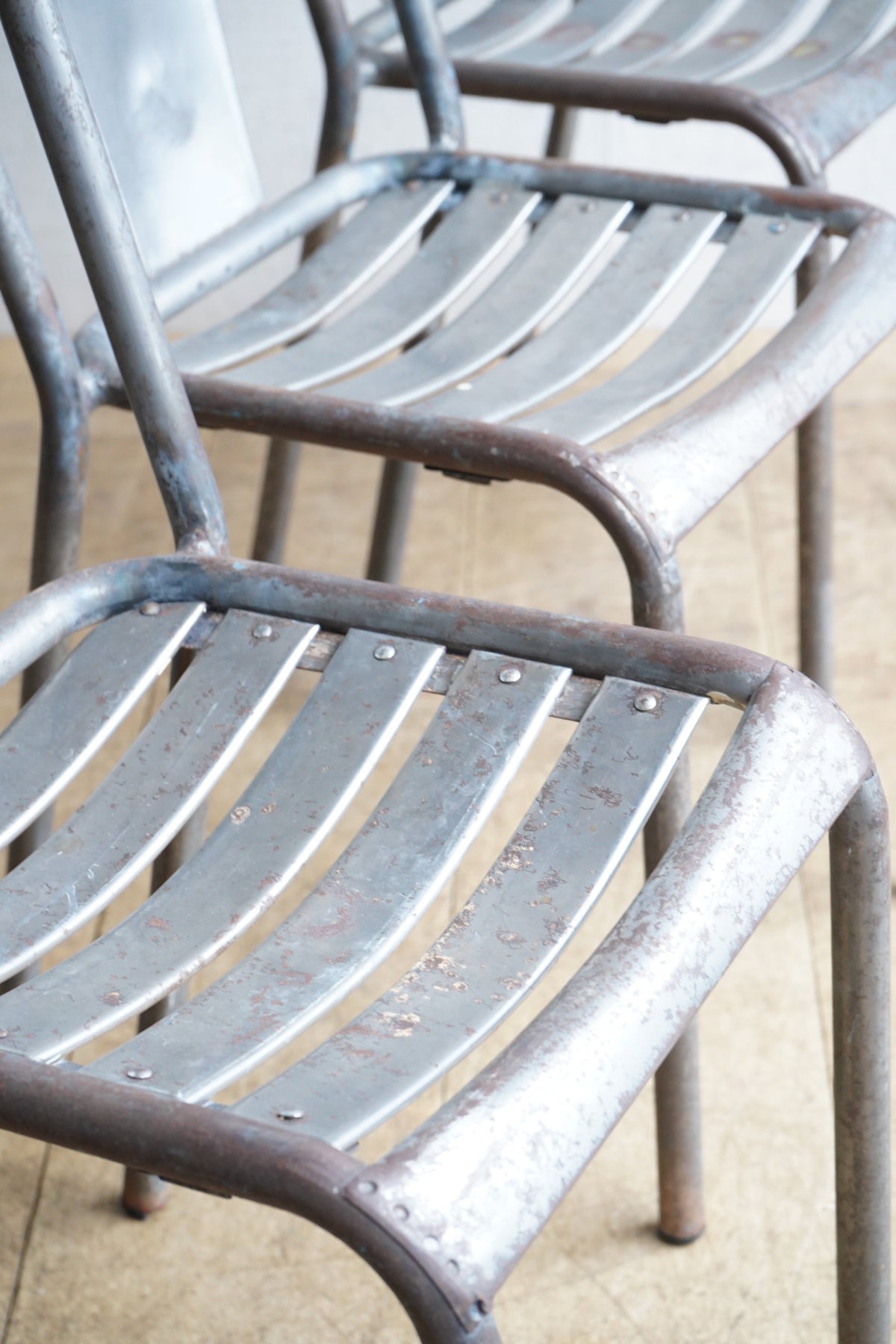 Stripped Steel Chairs