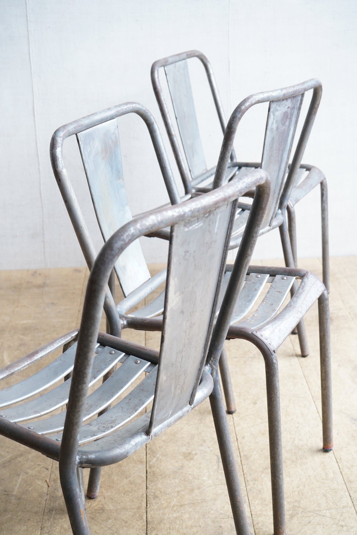 Stripped Steel Chairs