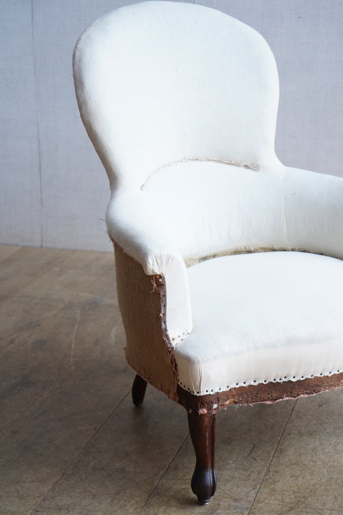 French Spoon Back Armchair