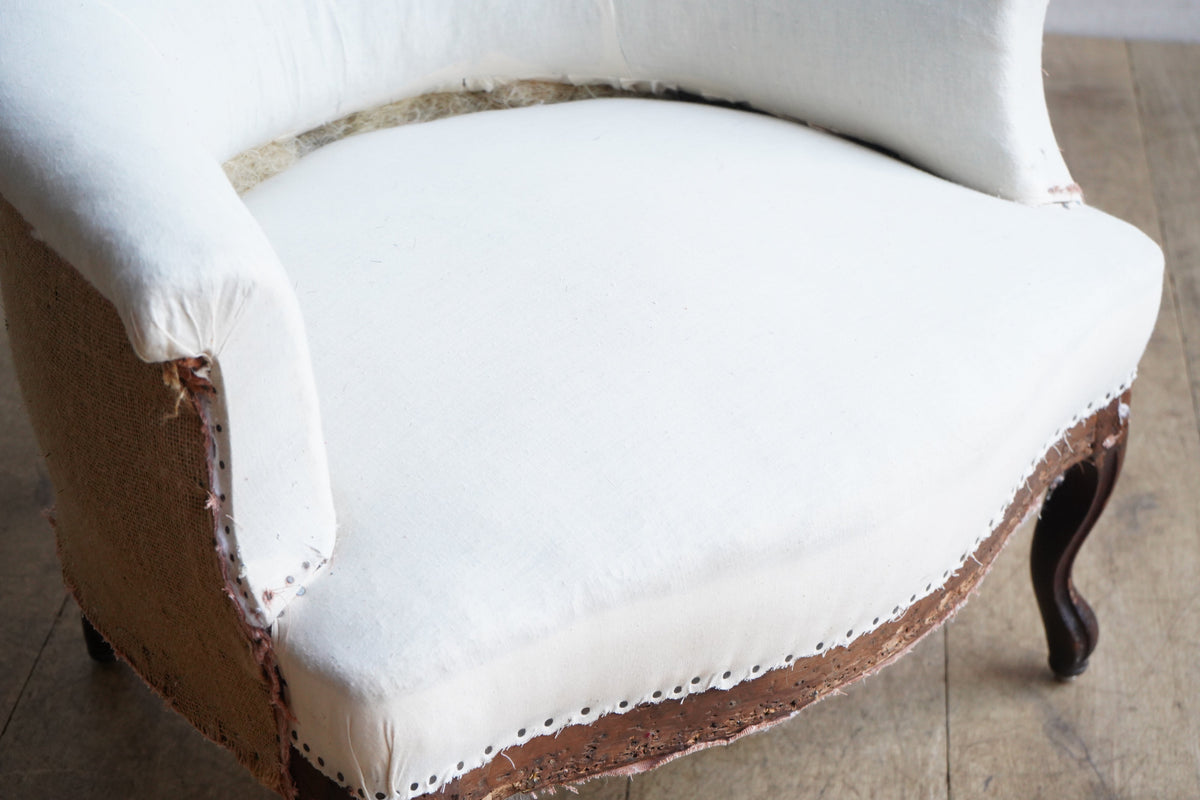 French Spoon Back Armchair