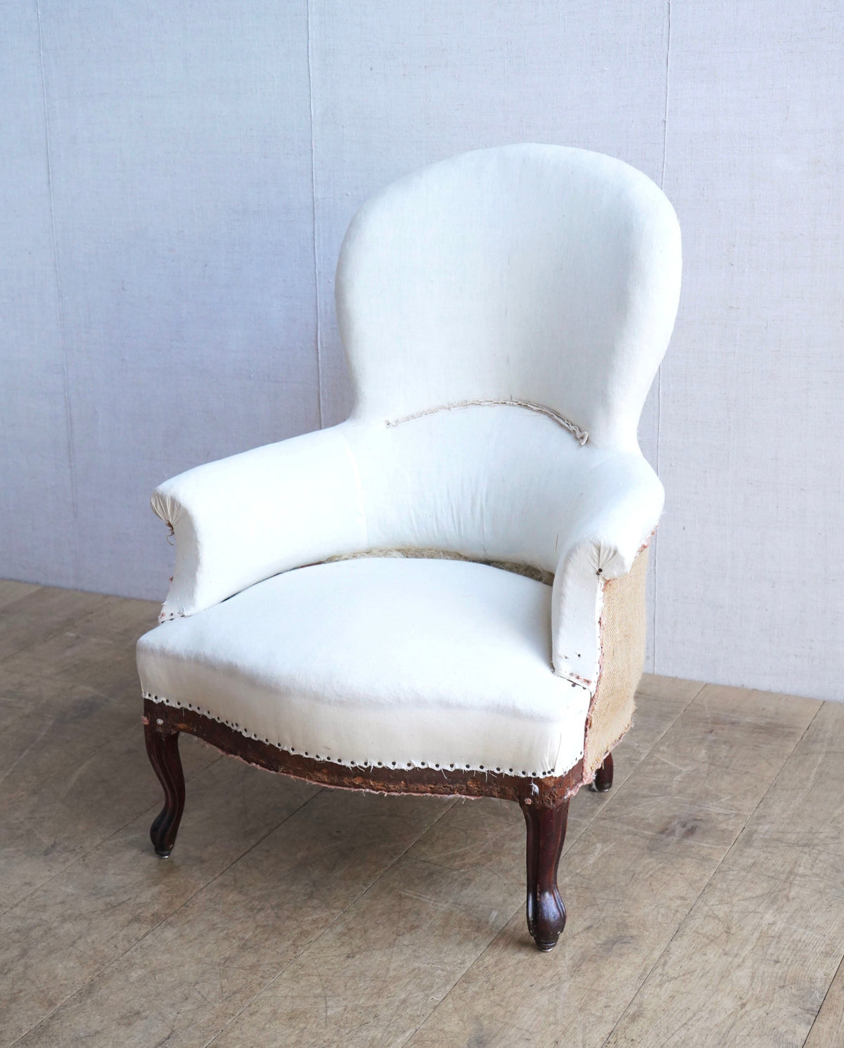 French Spoon Back Armchair