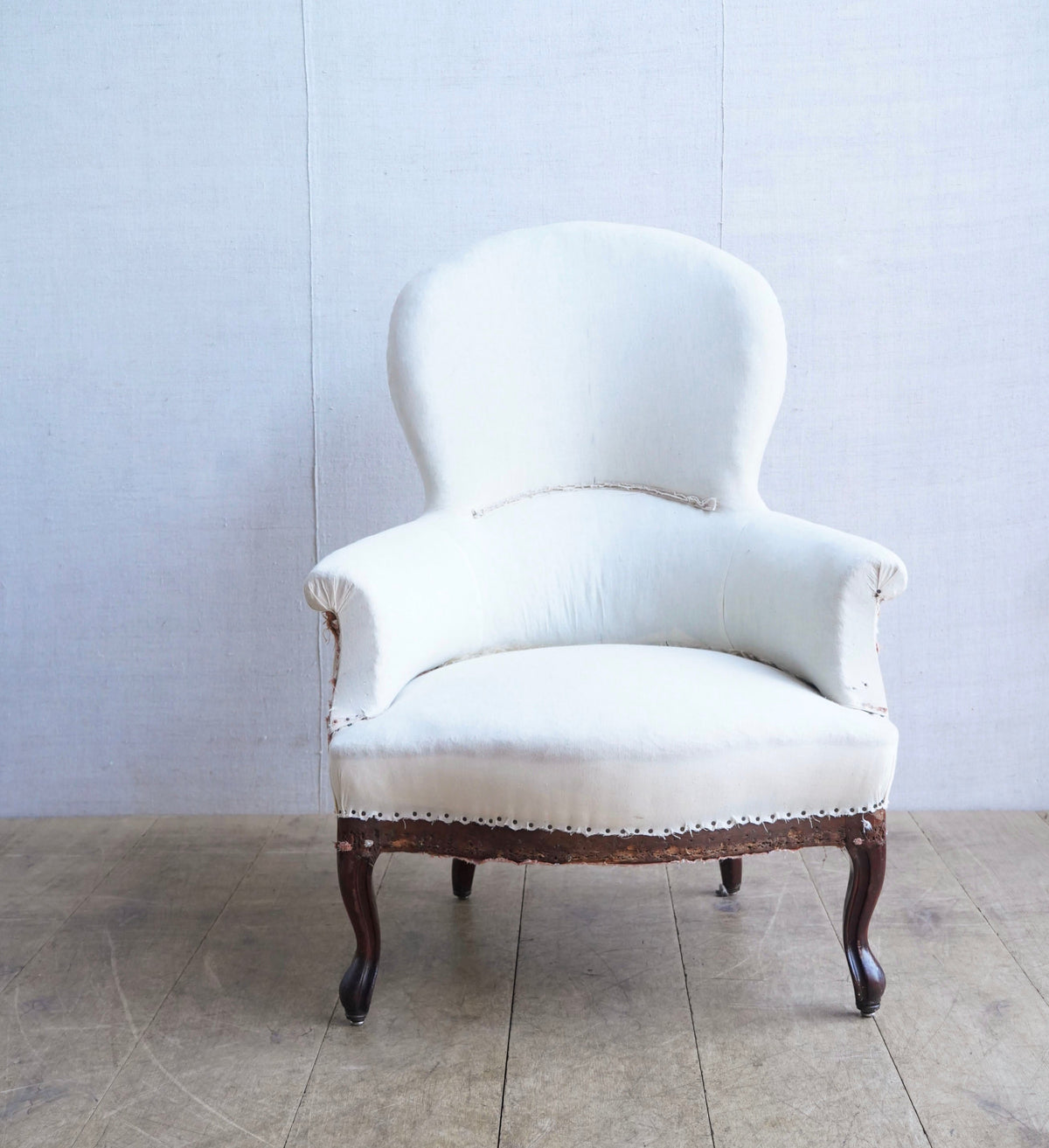 French Spoon Back Armchair
