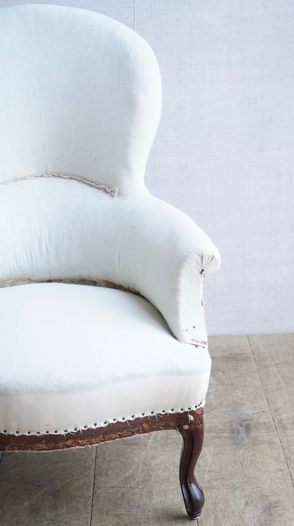 French Spoon Back Armchair