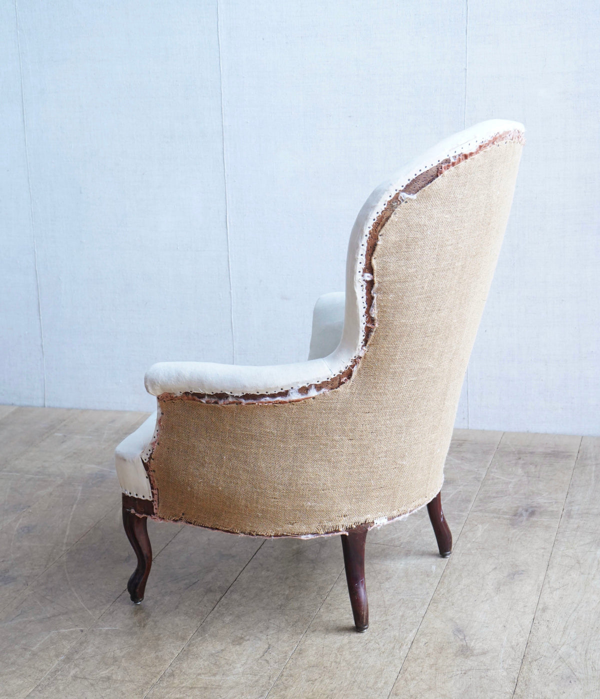 French Spoon Back Armchair