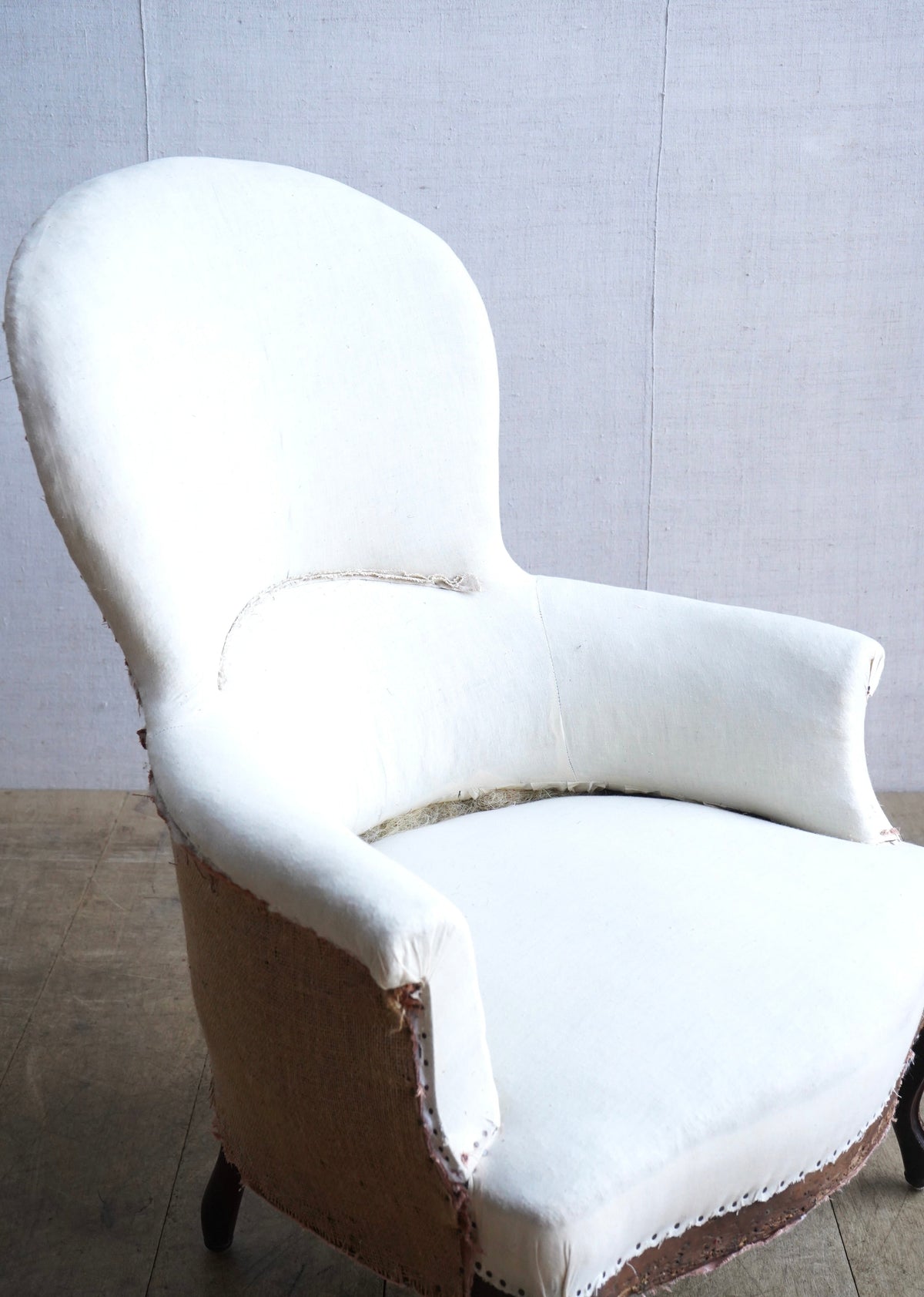 French Spoon Back Armchair