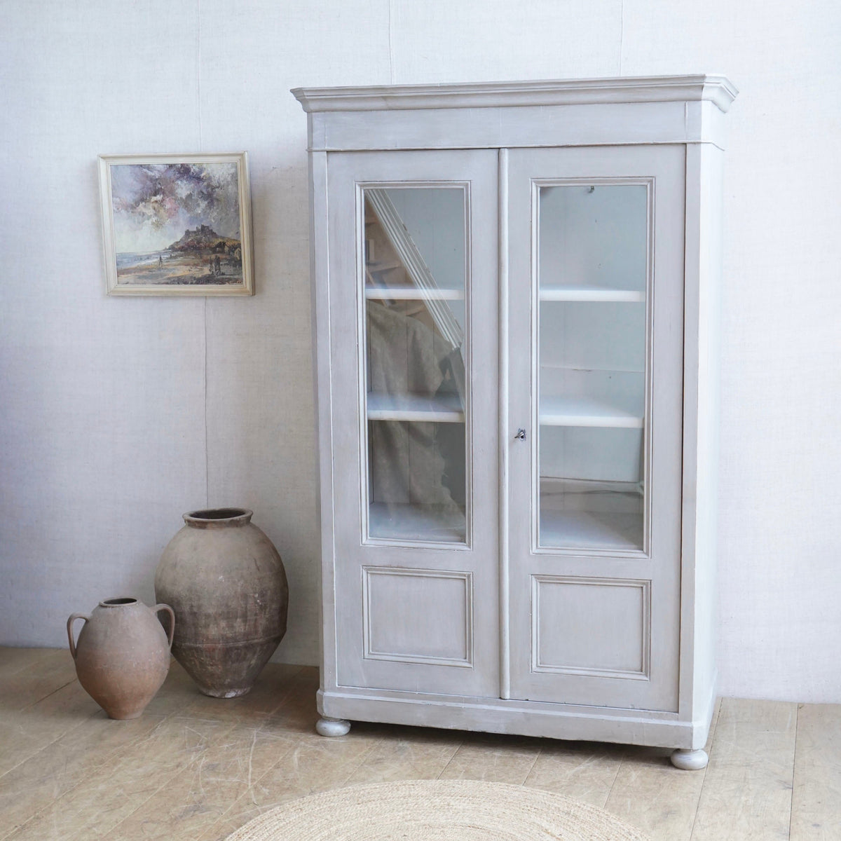 French 19c Glazed Cabinet