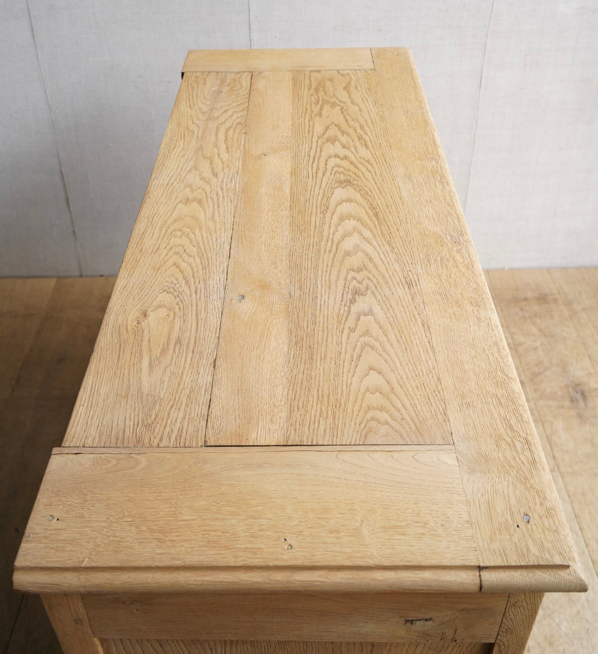 French Stripped Oak Cabinet