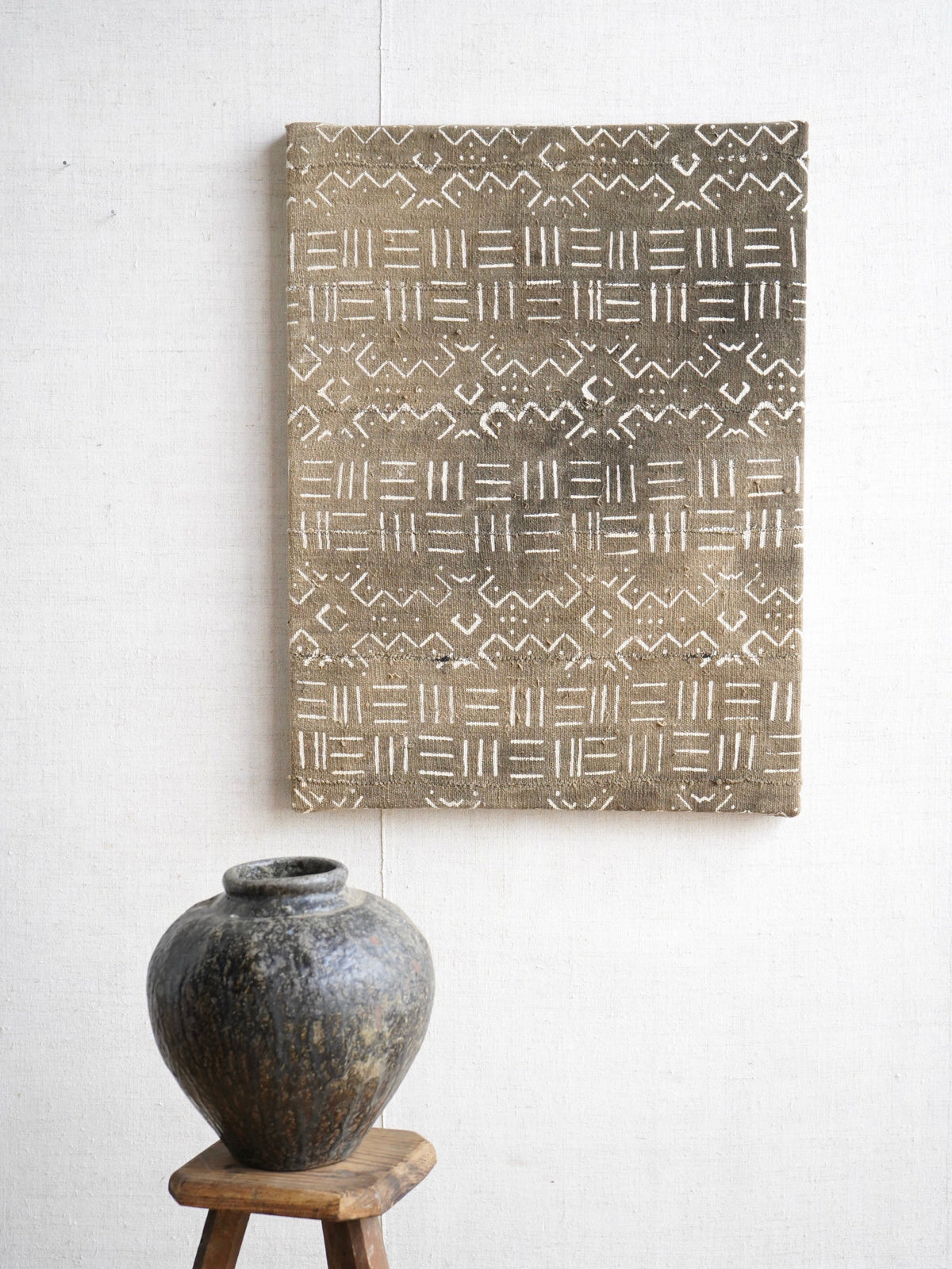Mounted Mud Cloth