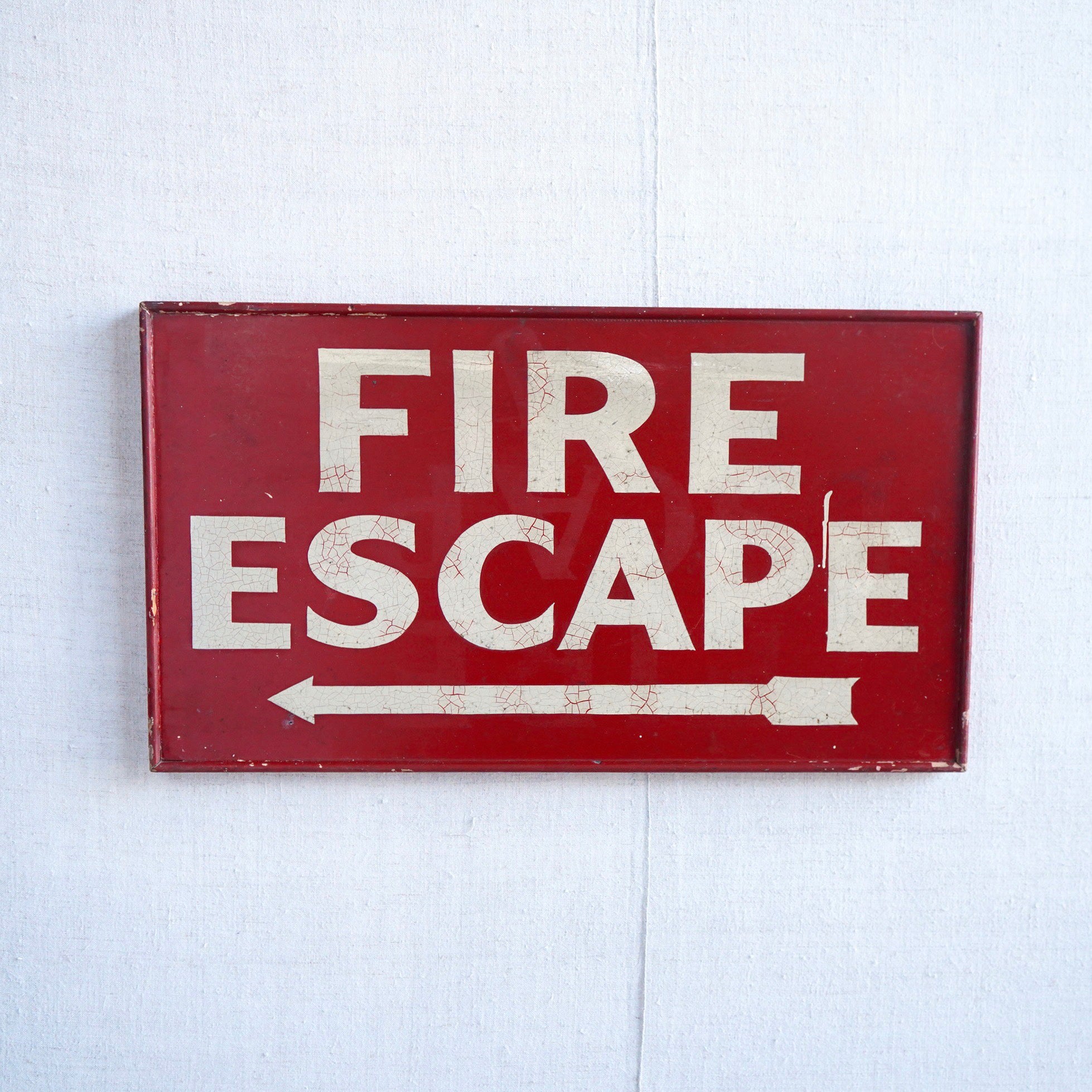 Fire Escape Sign