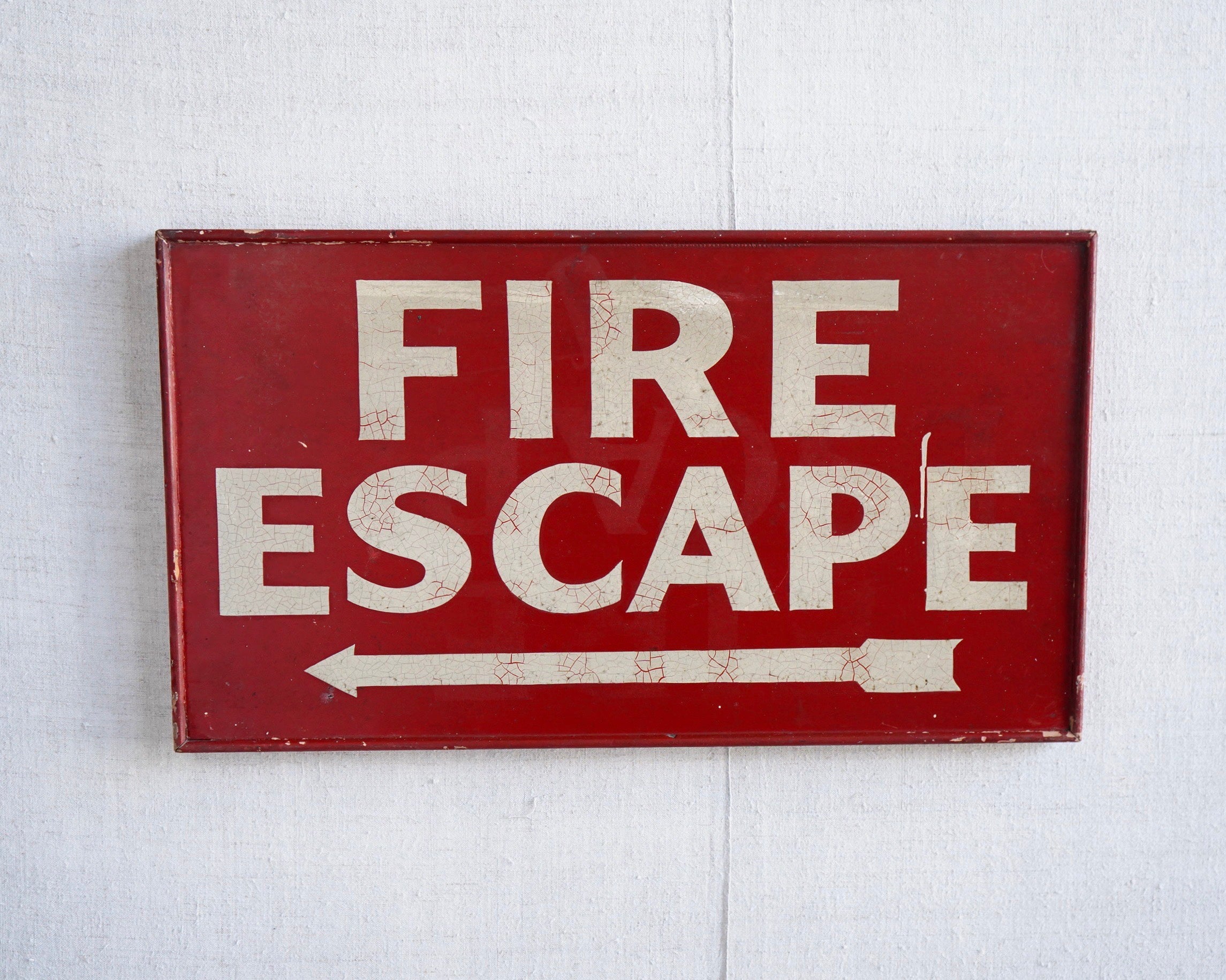 Fire Escape Sign