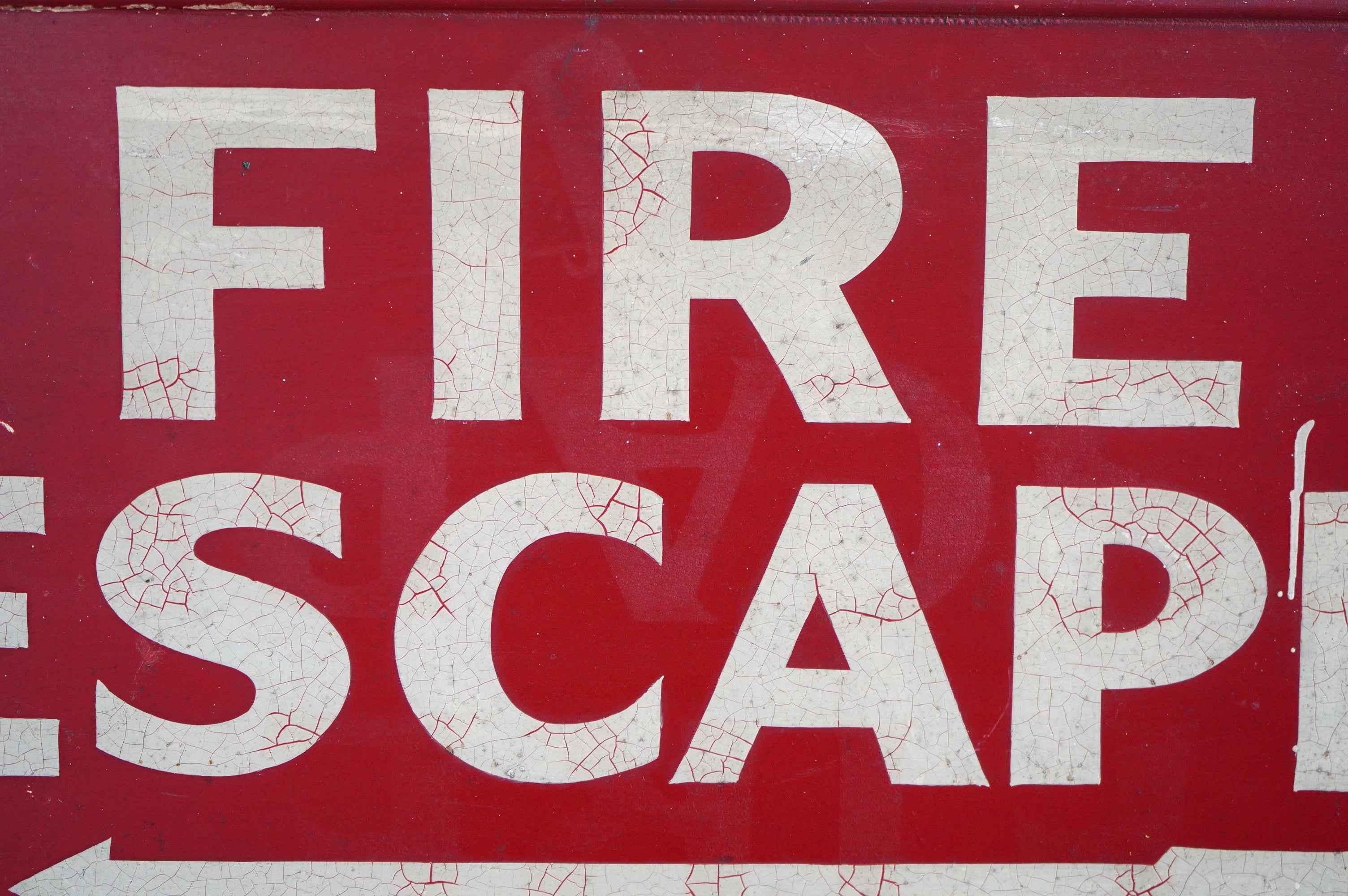 Fire Escape Sign