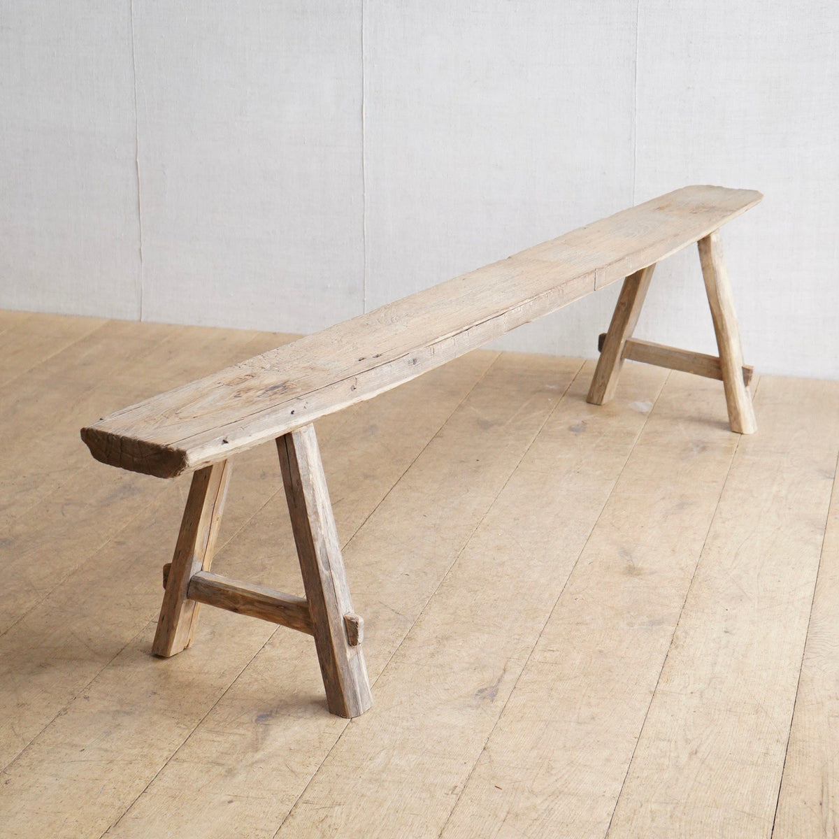 Large Elm Bench