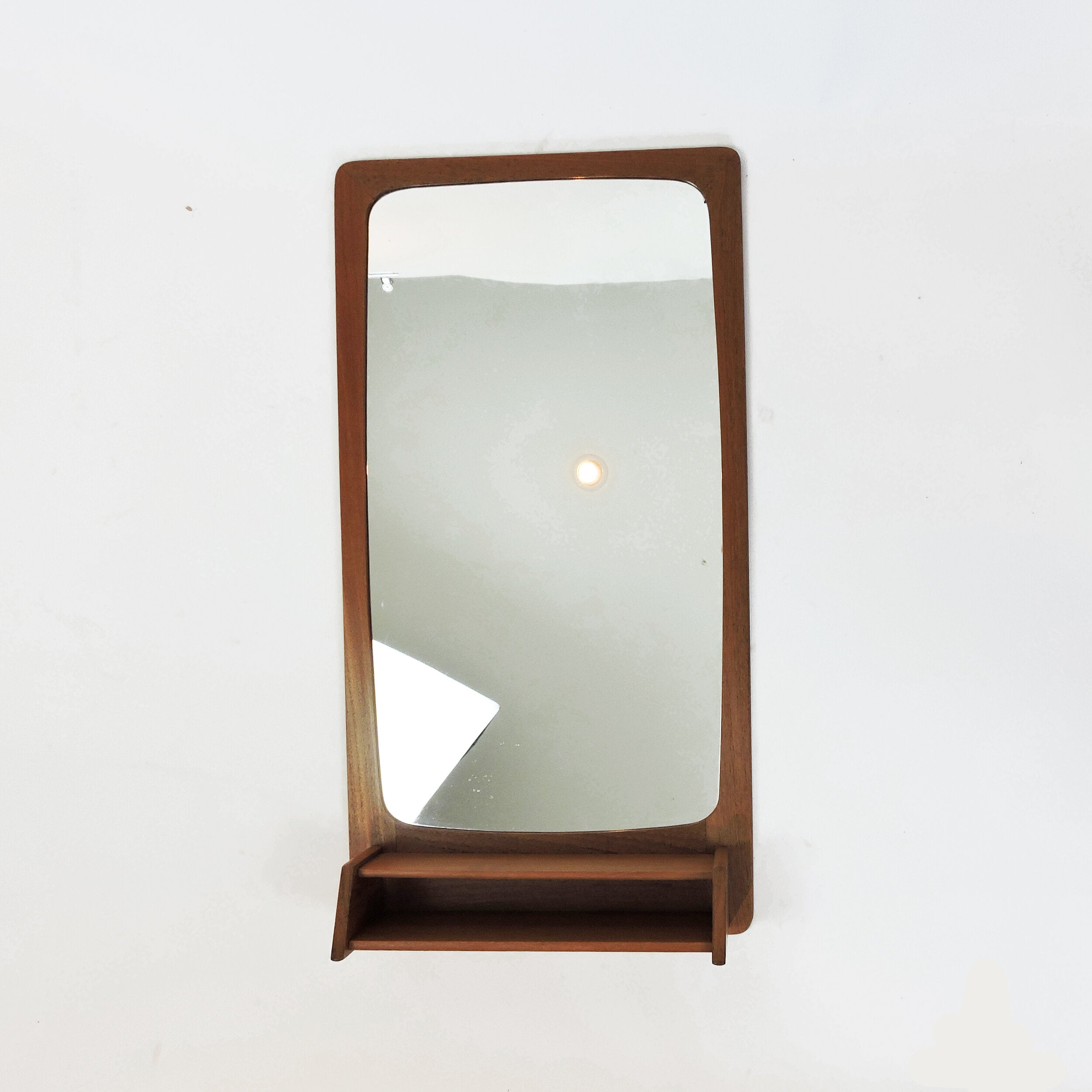 Mid-Century Danish Teak Mirror, 1960s