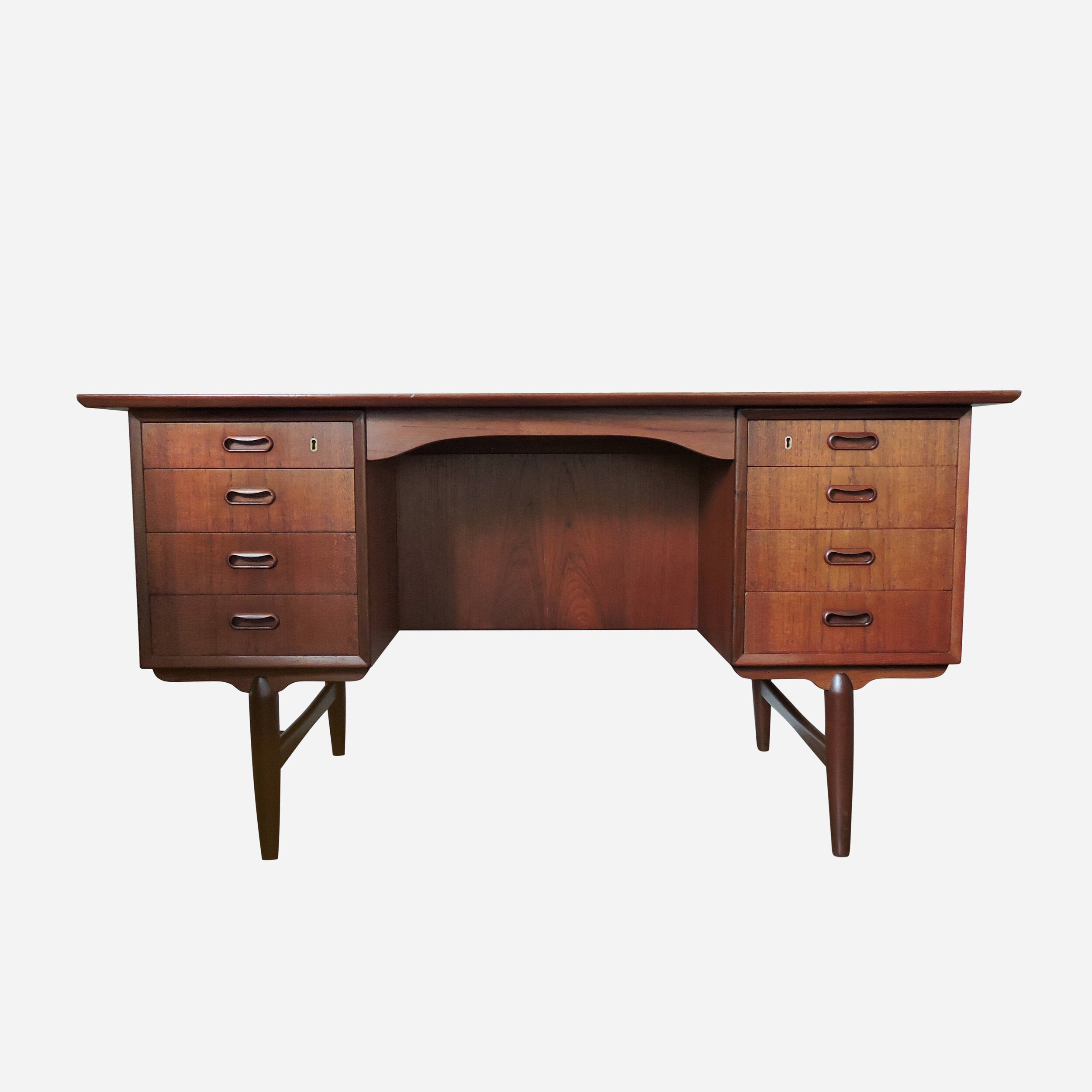 Mid-Century Danish Teak Desk, 1960s