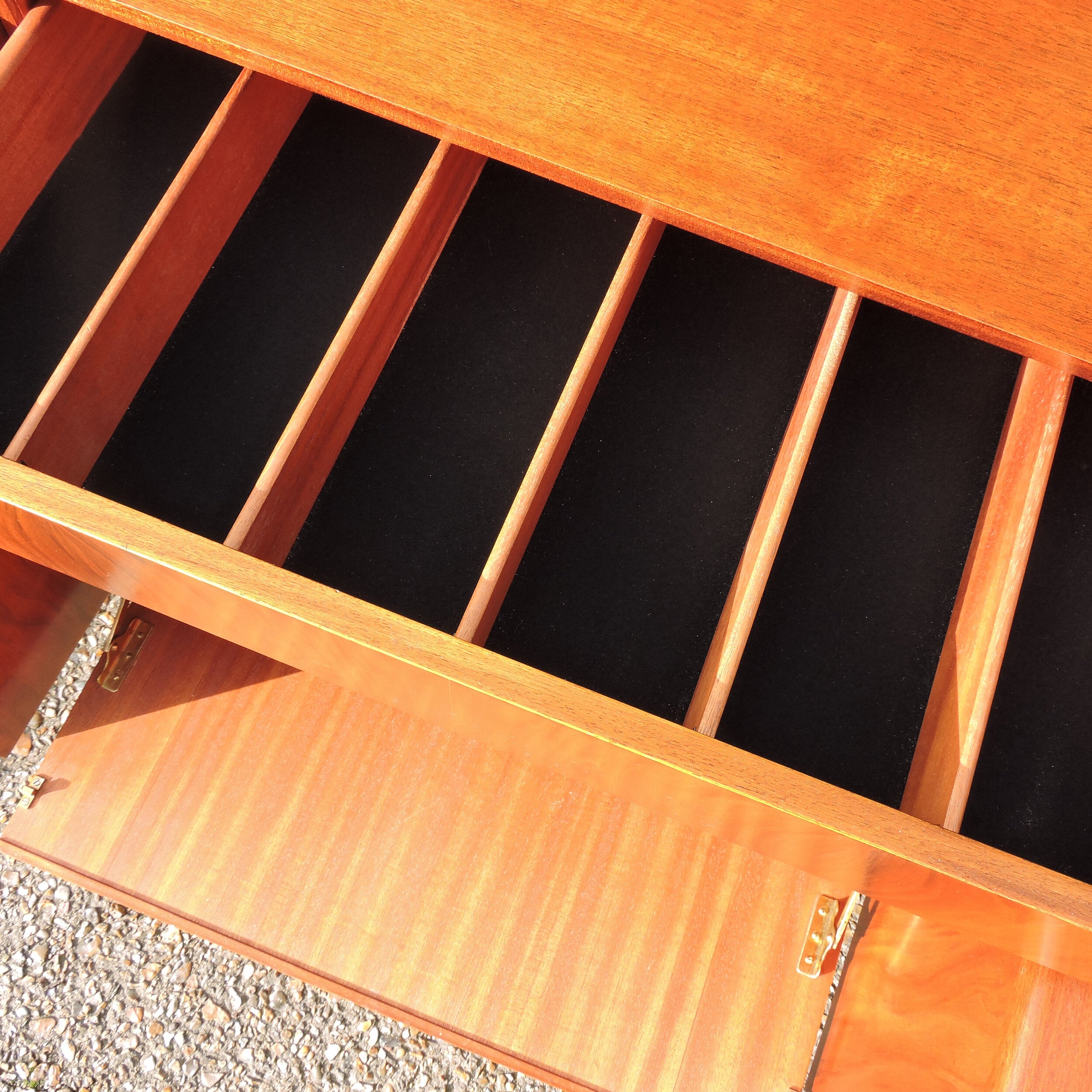 Walnut sideboard by McIntosh, 1960s