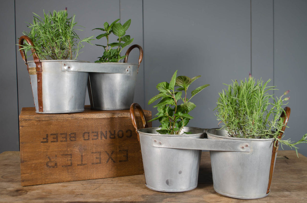 Double bucket planter