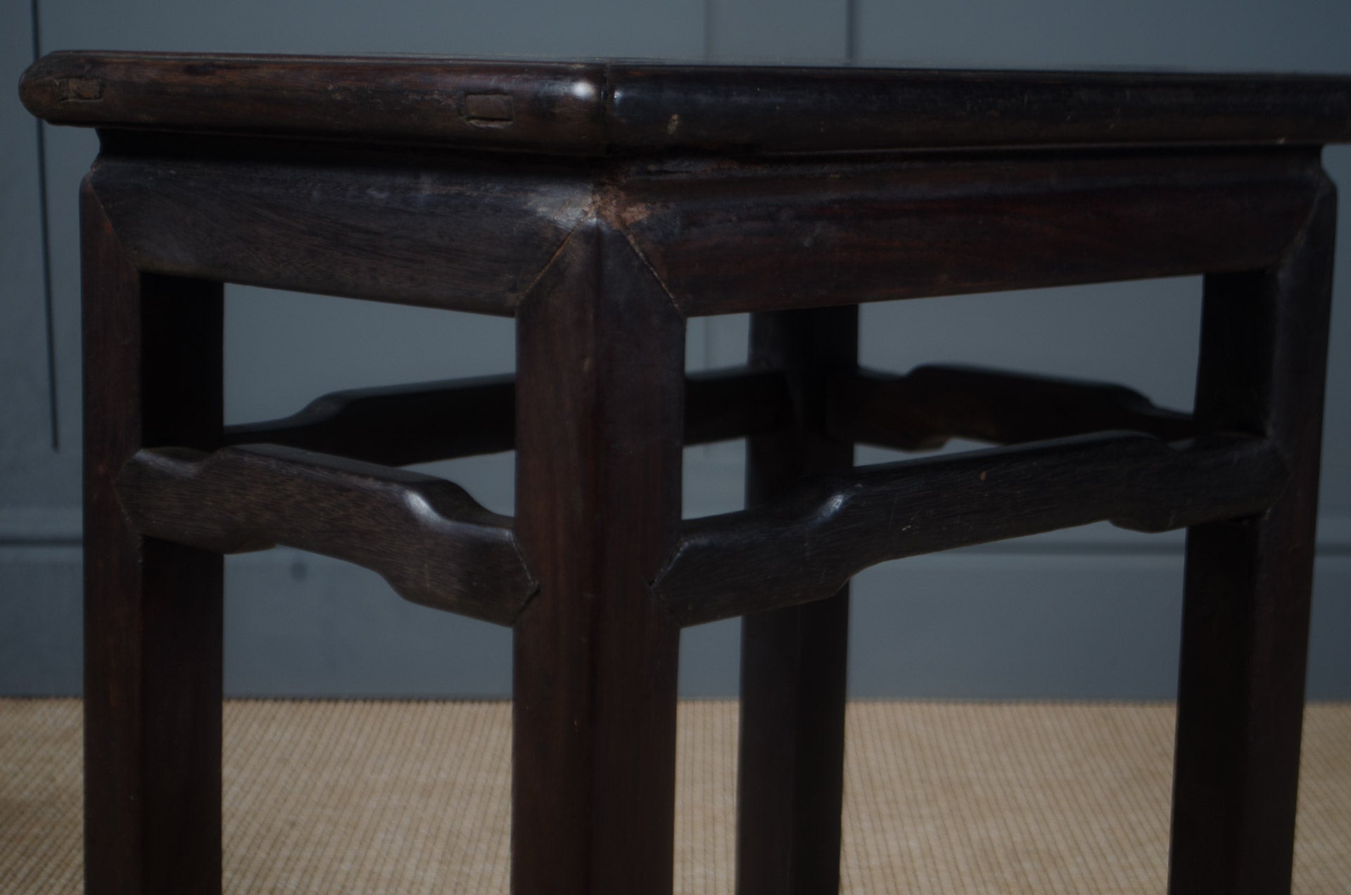 Chinese 19th century rosewood side table