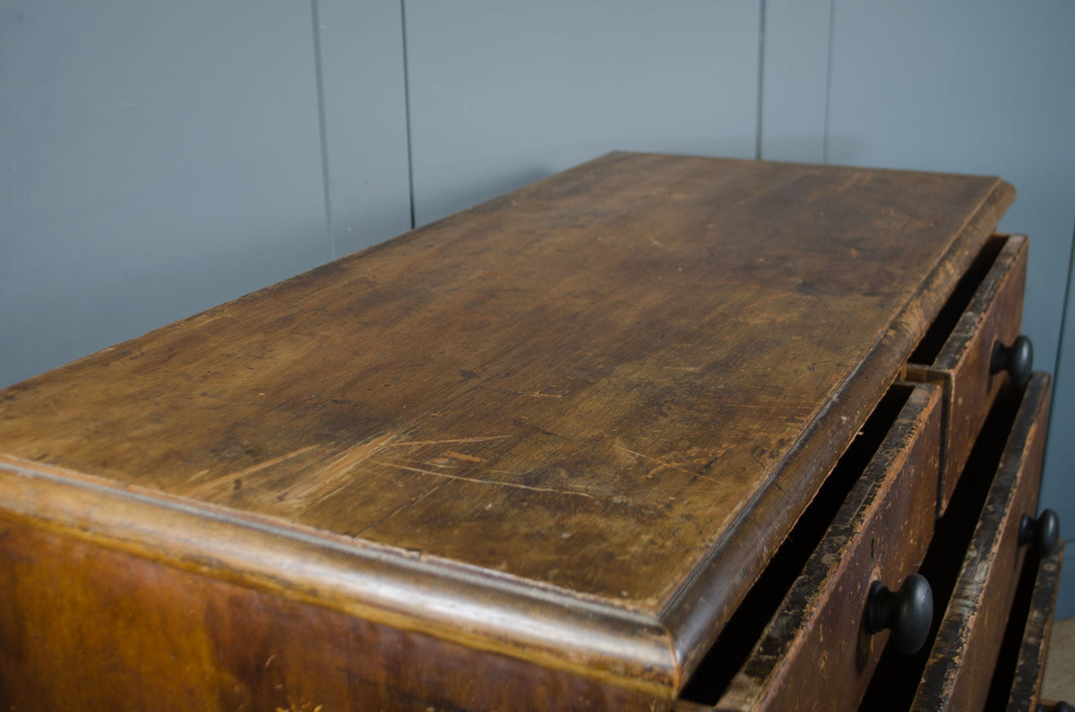 Victorian Rustic Pine Chest of Drawers