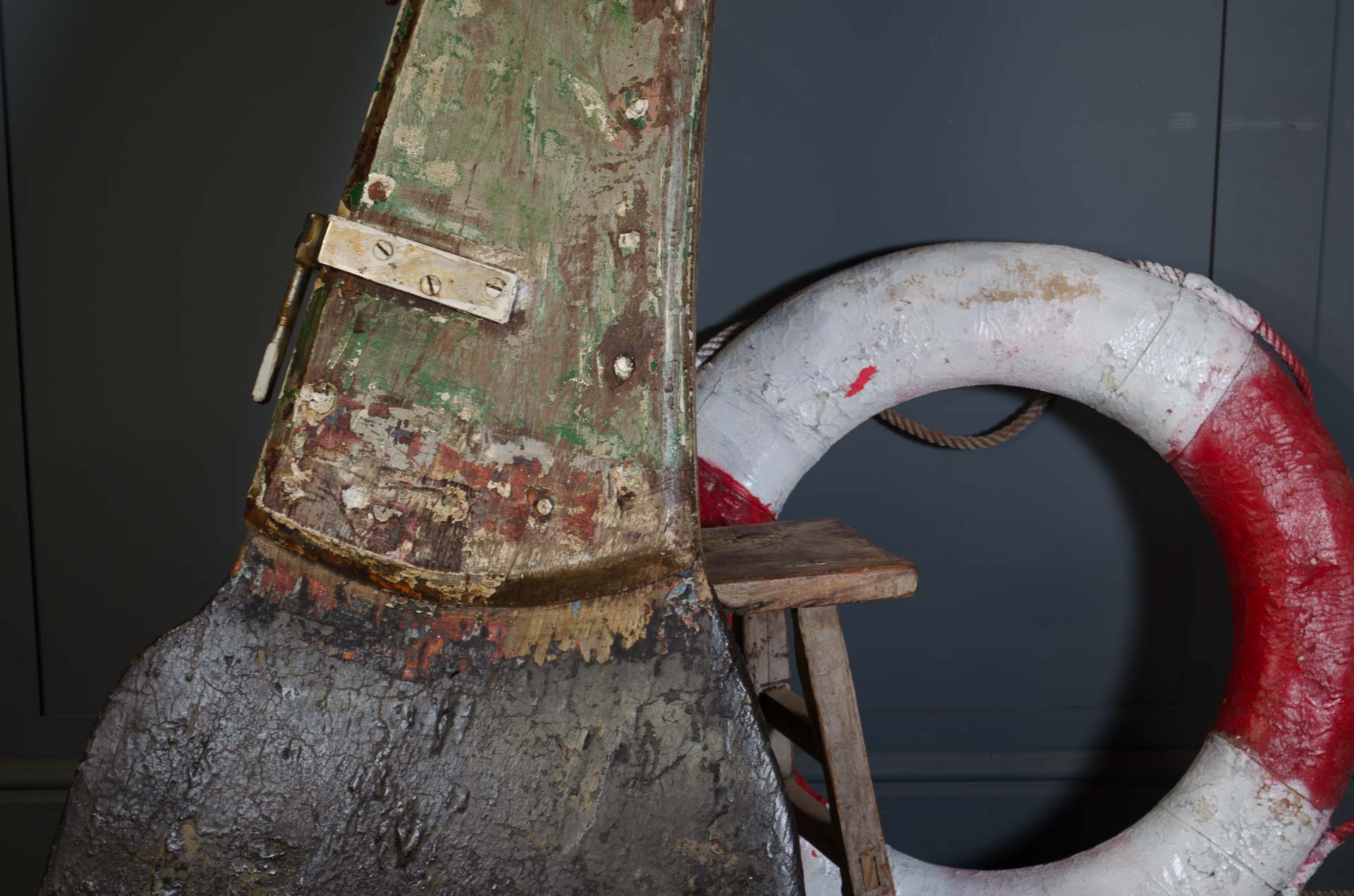 Large reclaimed rudder