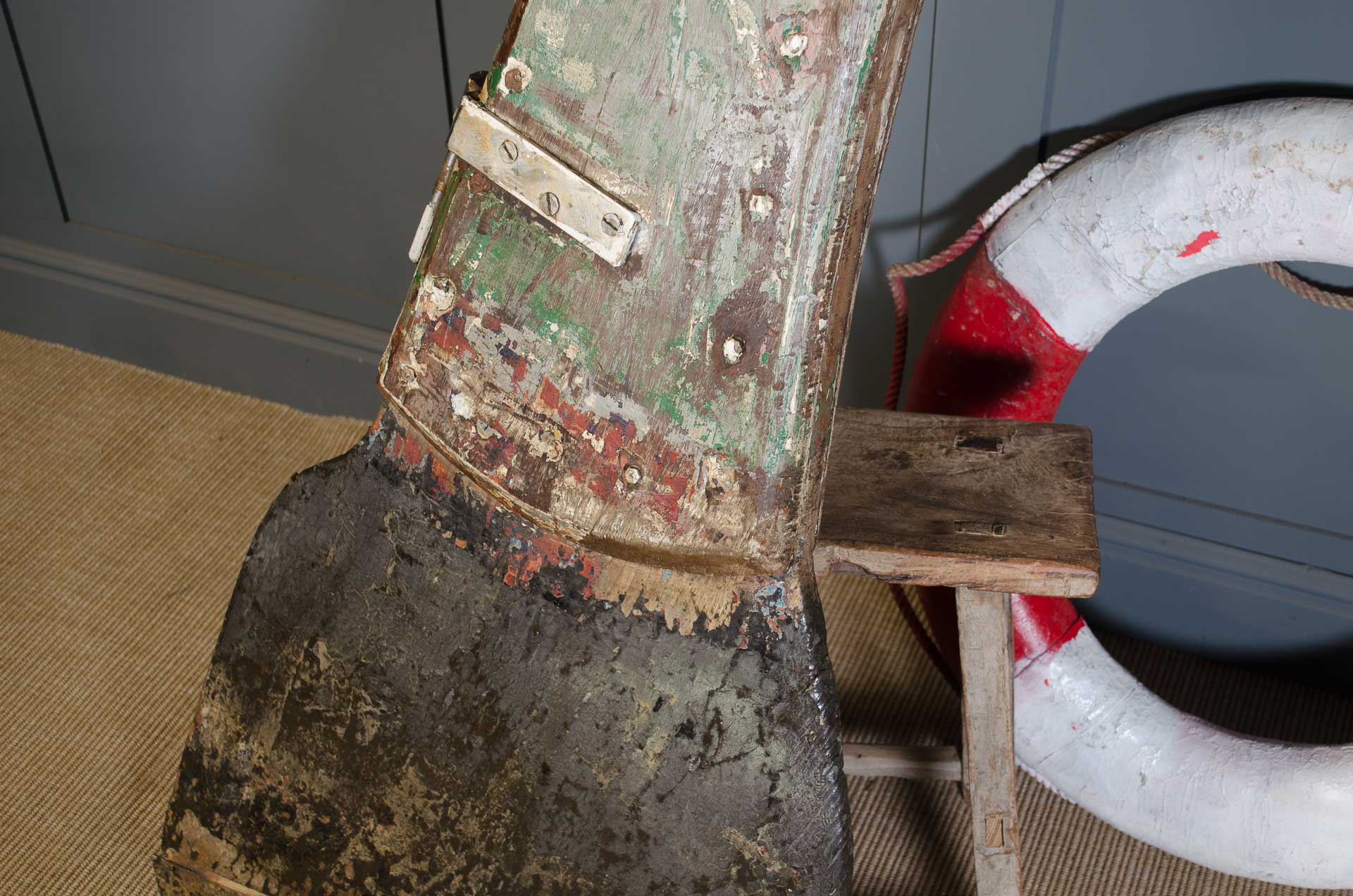 Large reclaimed rudder