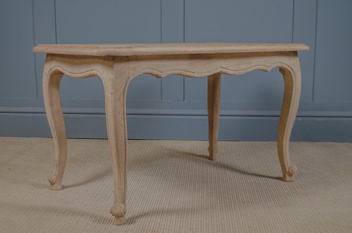 Stripped Oak Parquet Side Tables