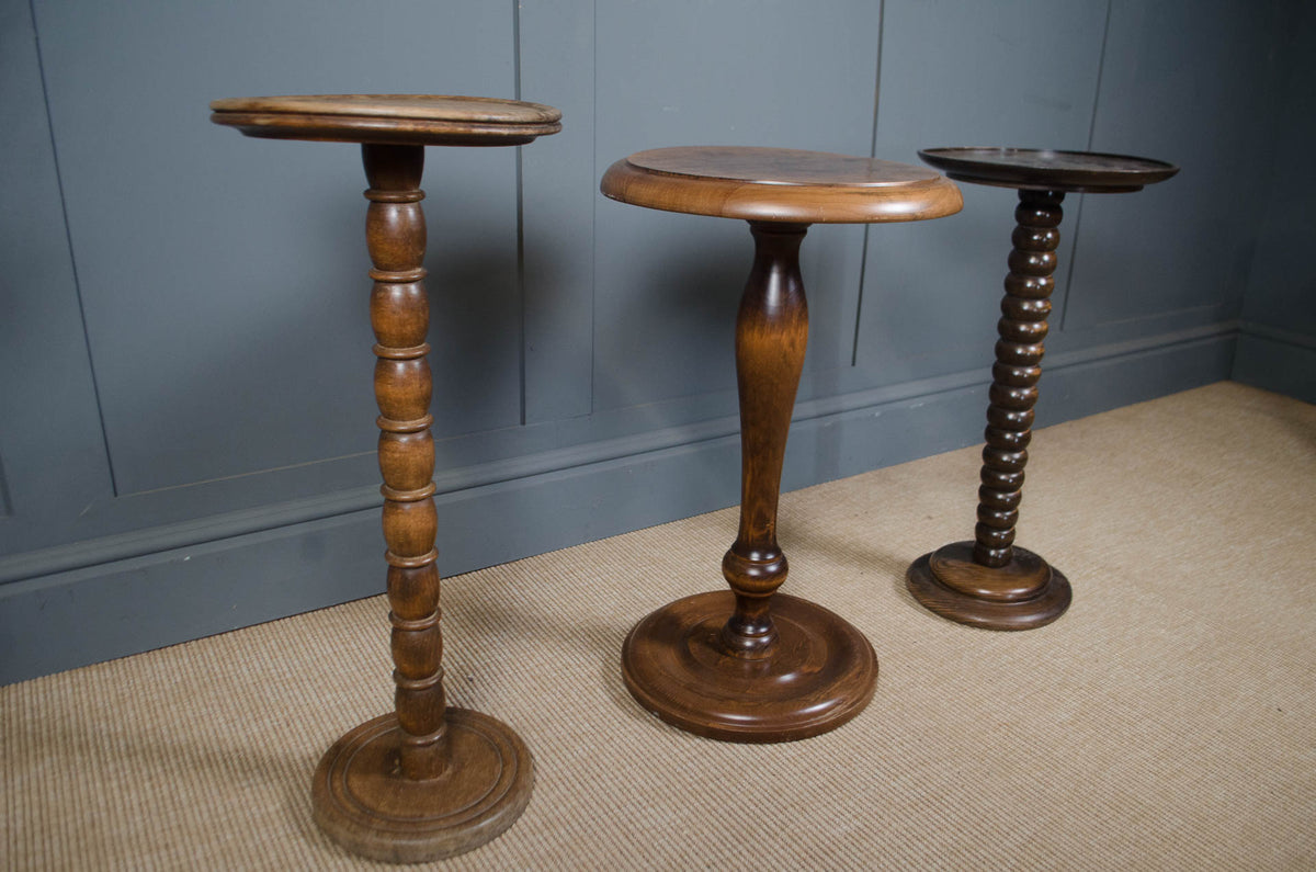 Bobbin turned side wine tables
