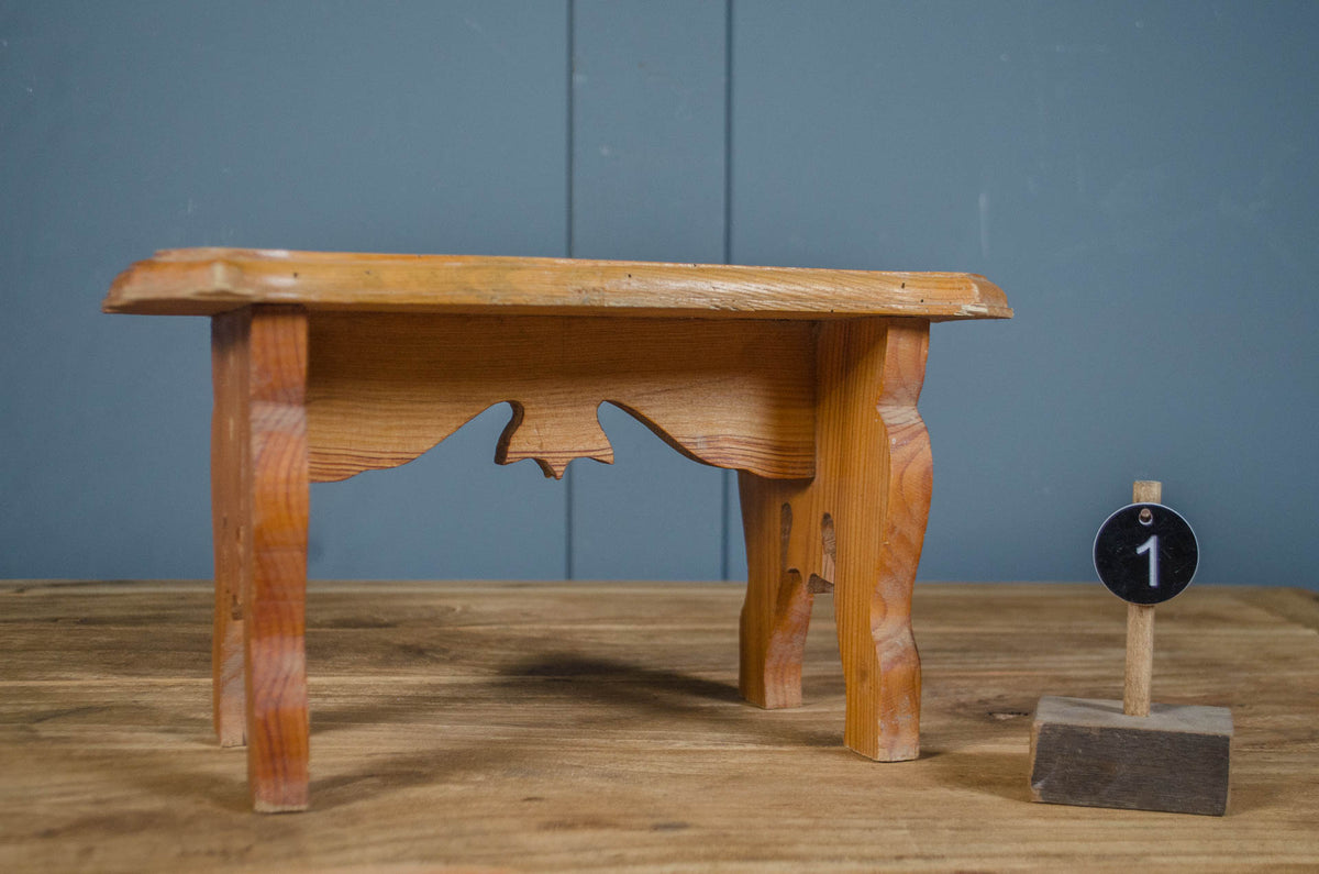 Mini Rustic Pine Stools