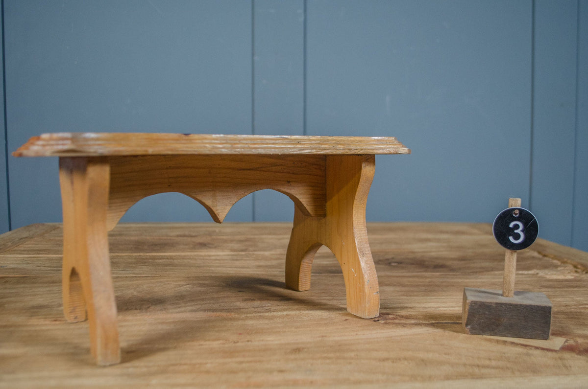 Mini Rustic Pine Stools