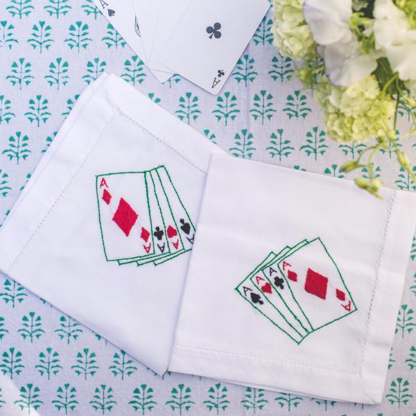 Playing Cards Napkin - Set of 4