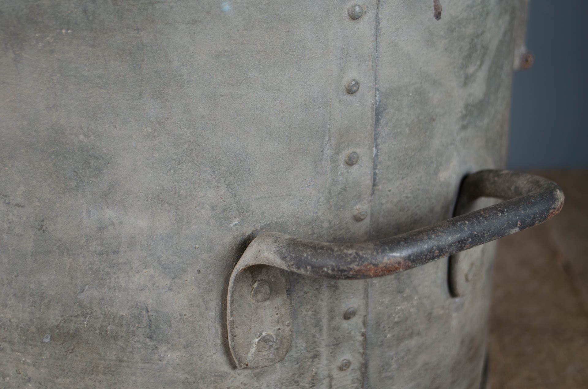 Pair of Victorian zinc riveted buckets