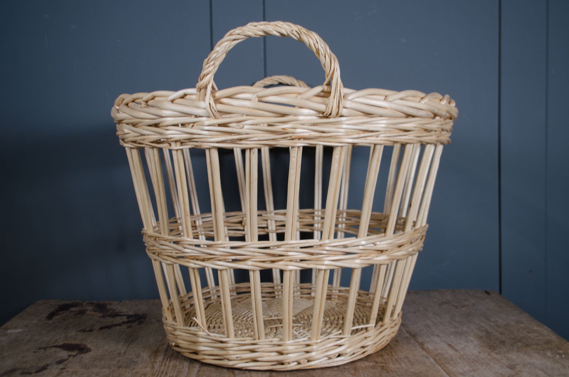 Open Weave Willow Storage Baskets