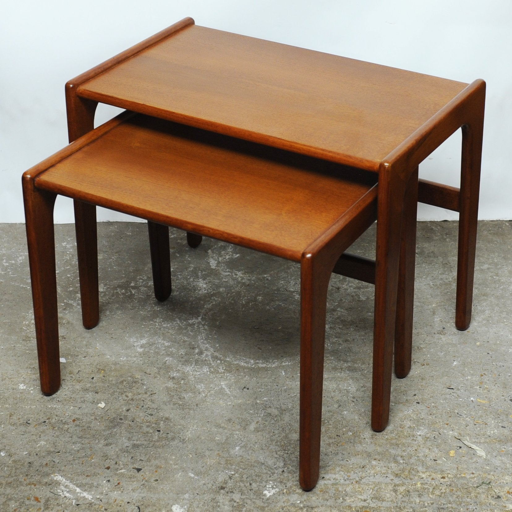 Pair of Danish Teak Nesting Tables, 1960s