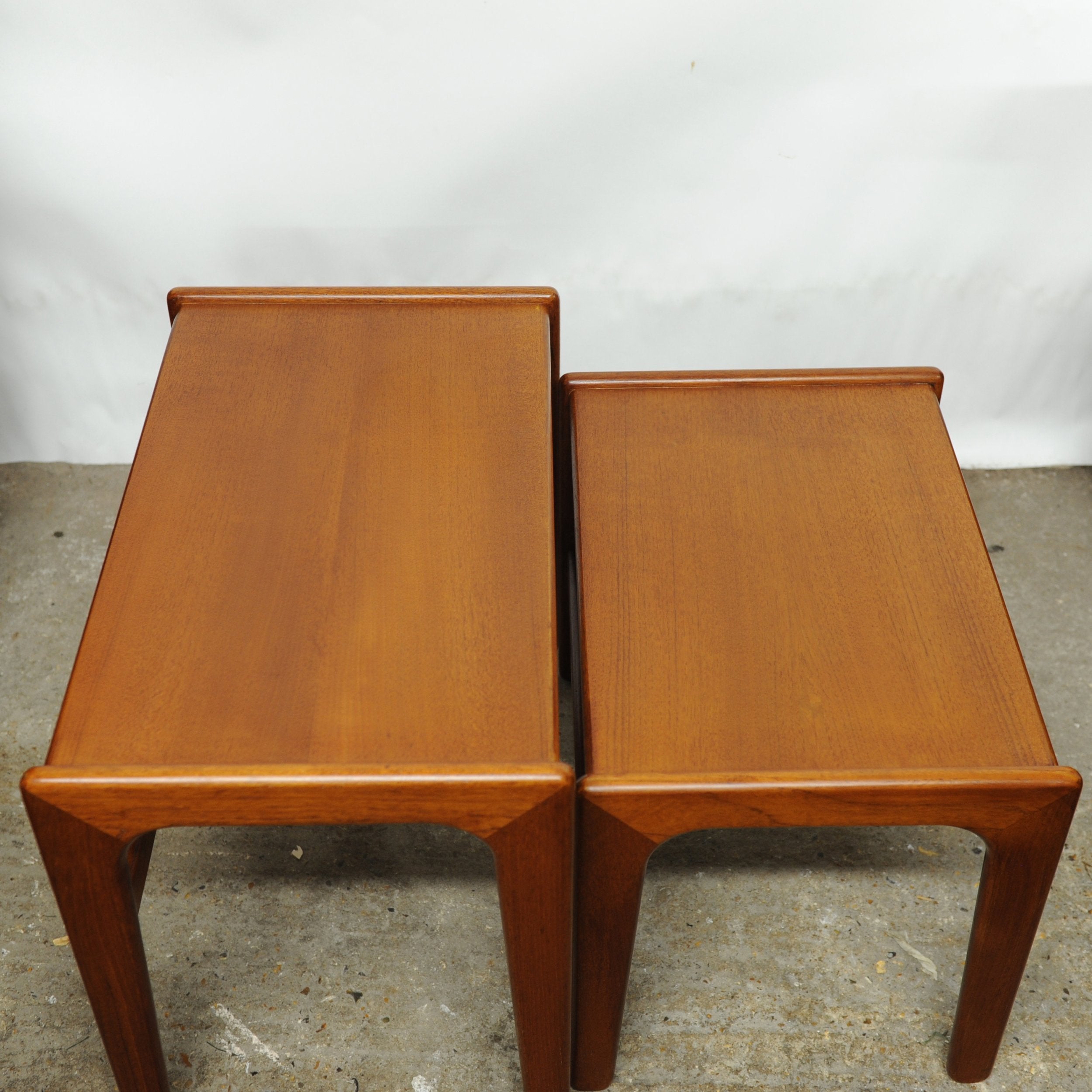 Pair of Danish Teak Nesting Tables, 1960s