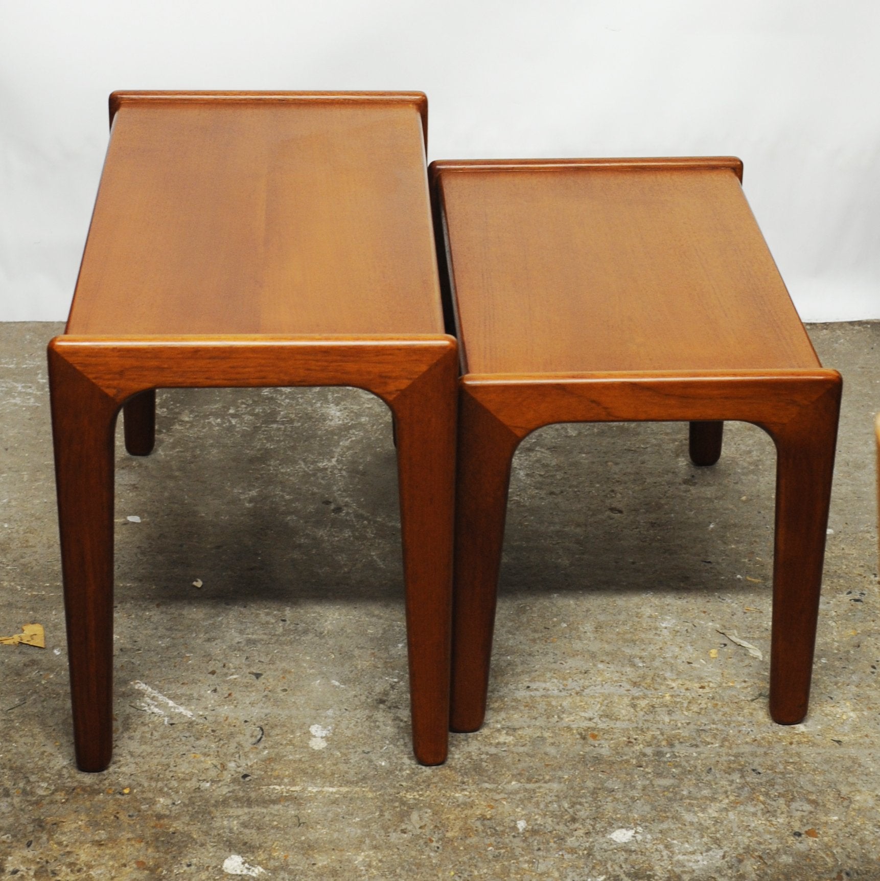 Pair of Danish Teak Nesting Tables, 1960s