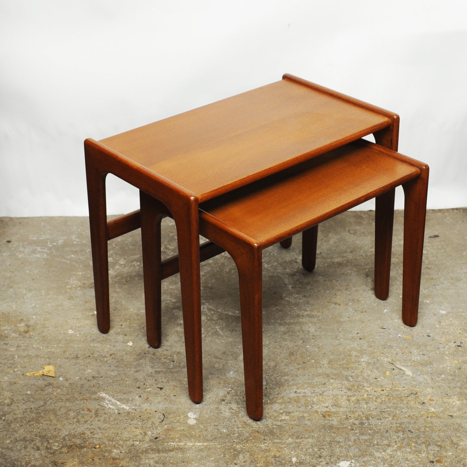 Pair of Danish Teak Nesting Tables, 1960s