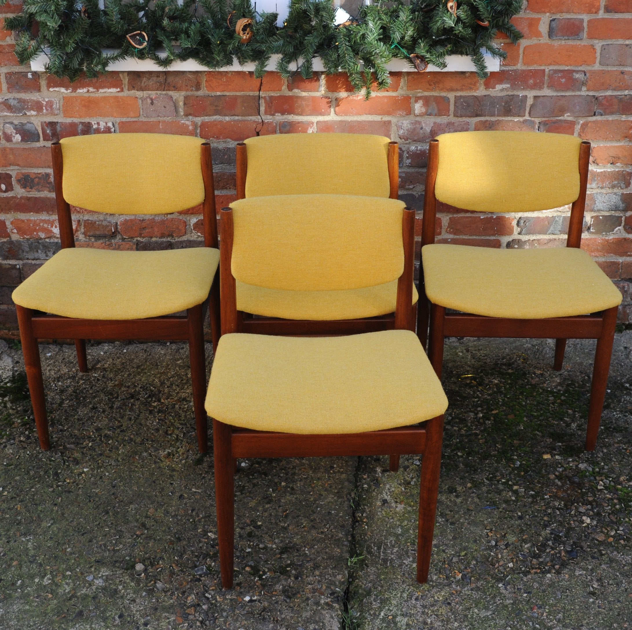 Set of 4 Vintage Danish Dining Chairs by Finn Juhl for France & Søn, 1960s