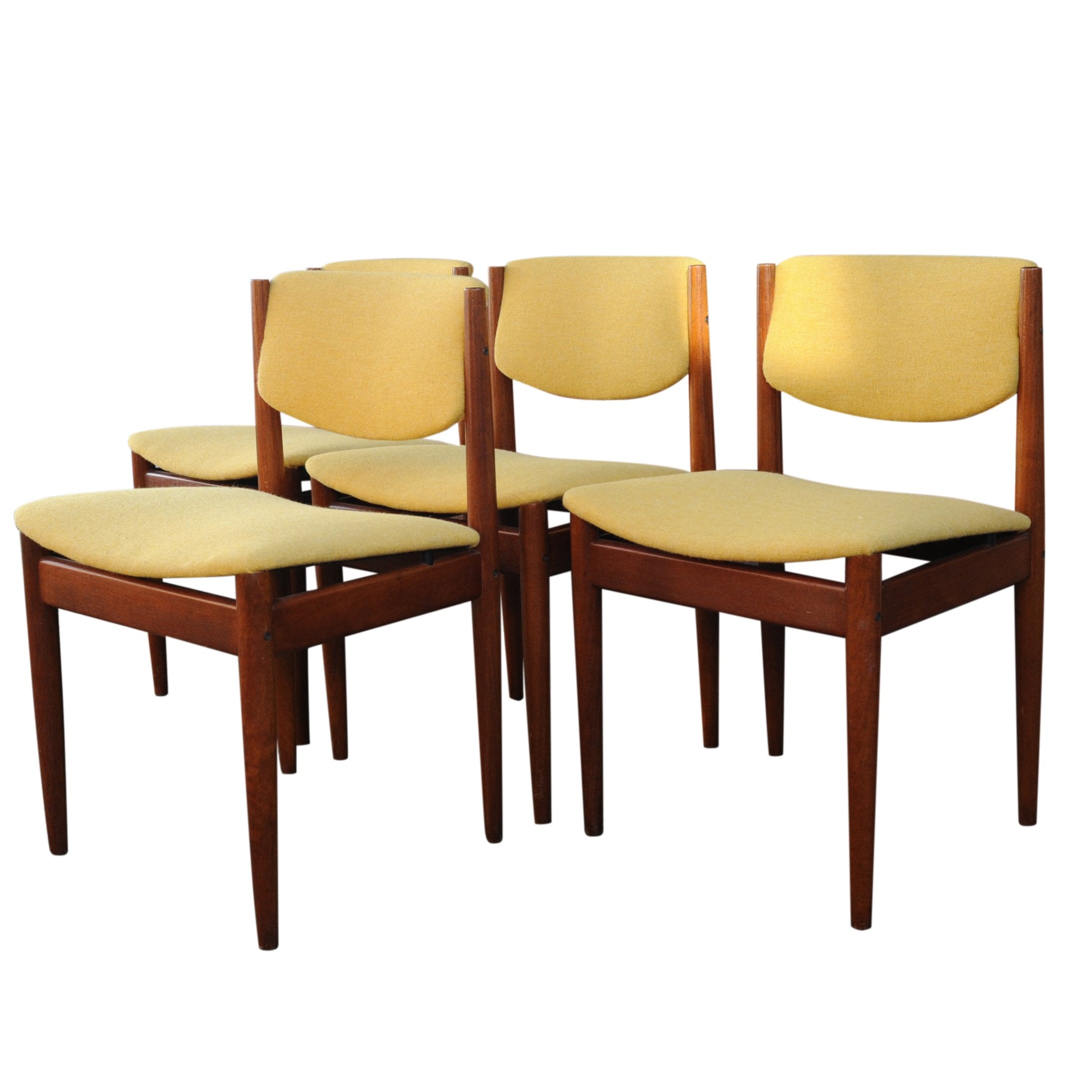 Set of 4 Vintage Danish Dining Chairs by Finn Juhl for France & Søn, 1960s