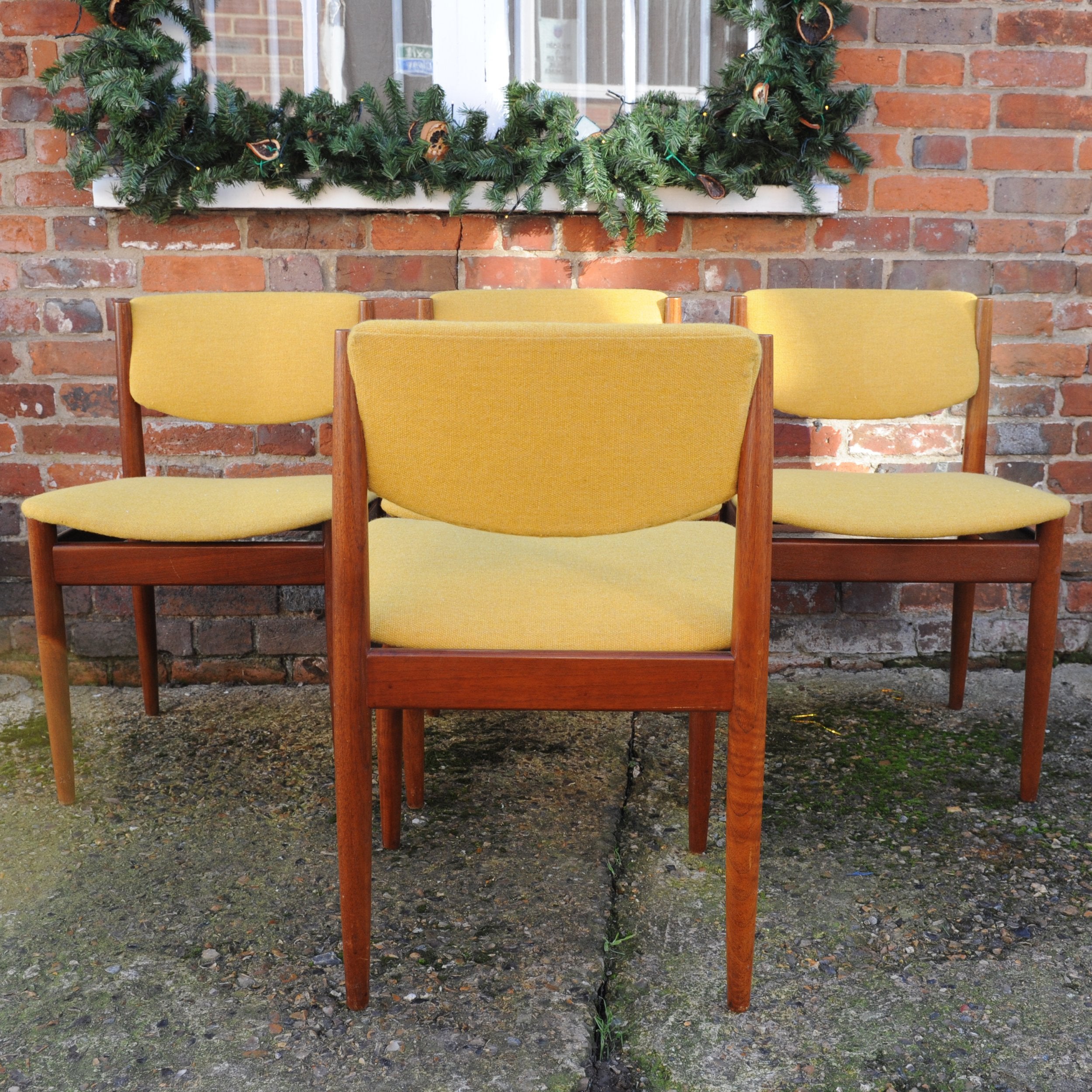 Set of 4 Vintage Danish Dining Chairs by Finn Juhl for France & Søn, 1960s