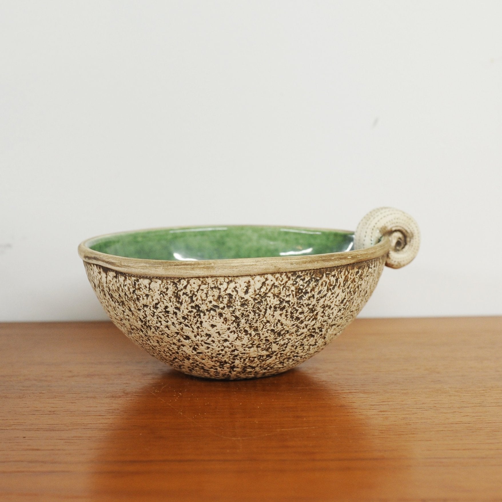 Koru Pottery Bowl by McGlashen, 1980s